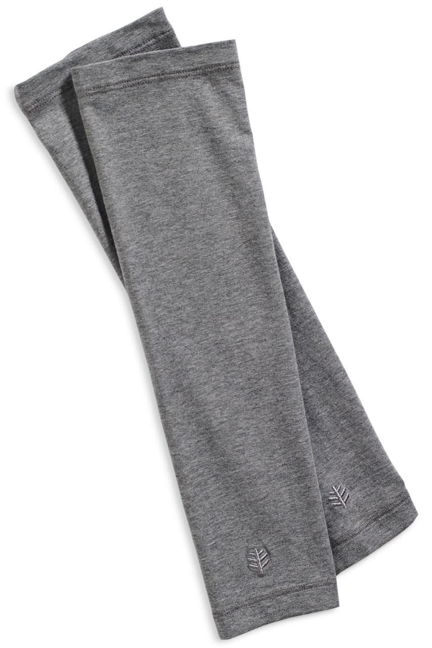Coolibar UPF 50+ Women's Sun Sleeves - Sun Protective (X-Small - Grey Heather)