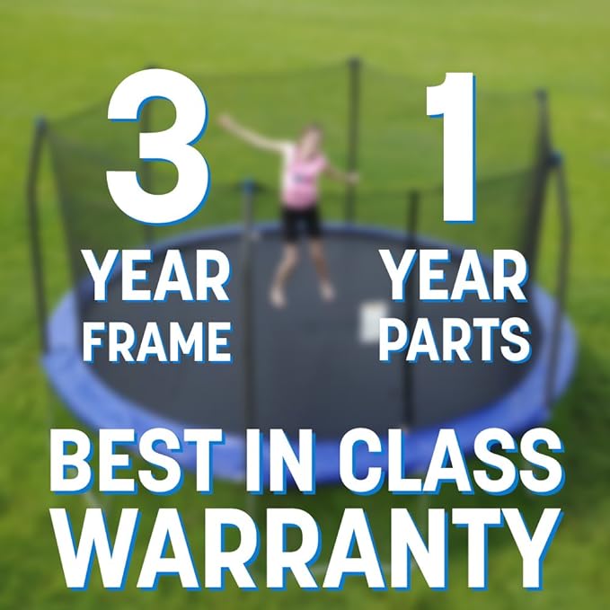 Skywalker Trampolines 14X8 15x9 FT Rectangle Trampoline with Enclosure Net