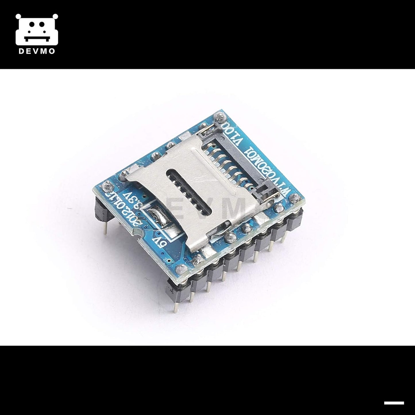 DEVMO MP3 WTV020-SD 2560 R3 U-Disk Audio Player TF Micro SD Card Voice Module Sound Compatible with Ar-duino PIC UNO