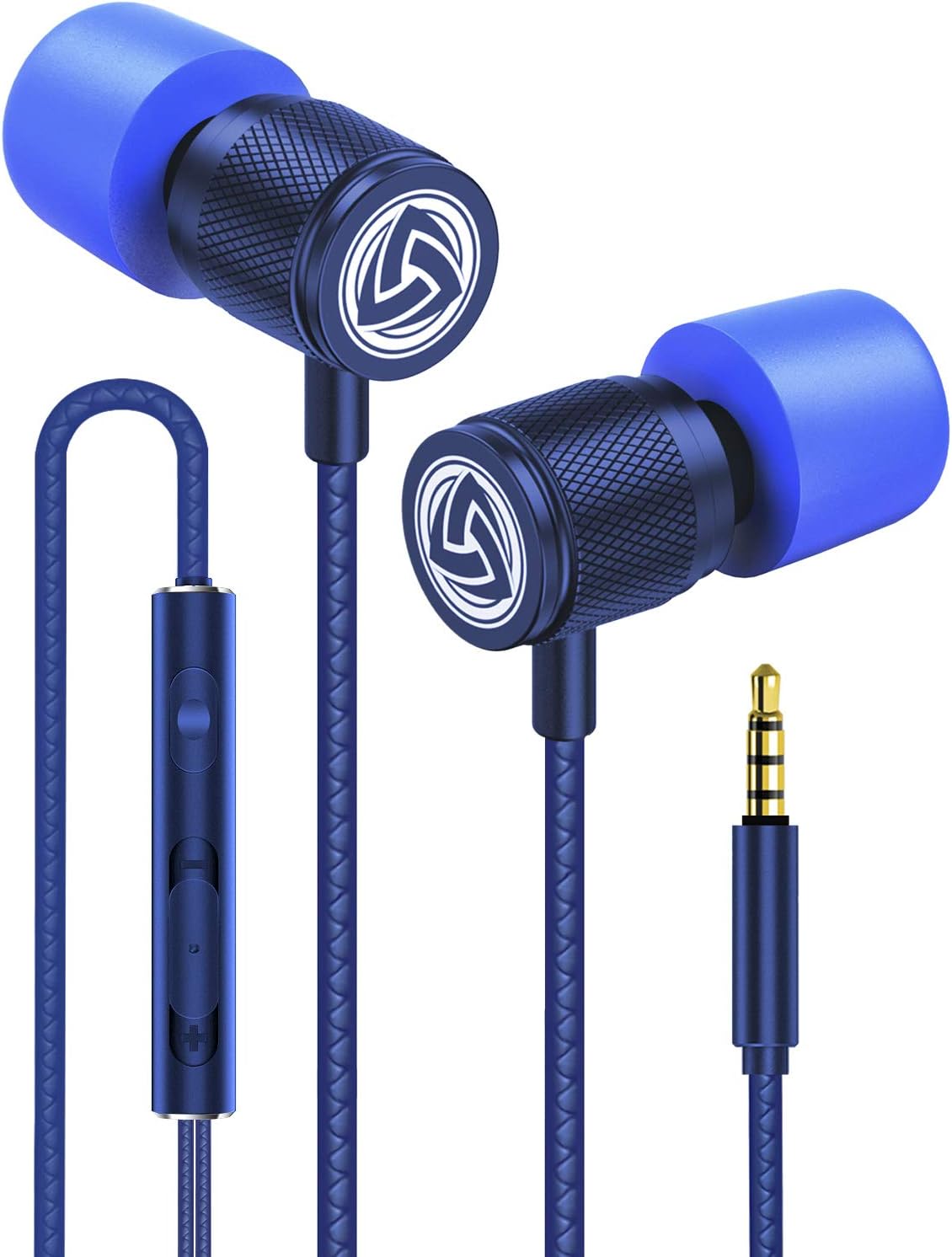 5 LUDOS Ultra Wired Earbuds in-Ear Headphones, Years Warranty, Earphones with Microphone, Noise Isolating Ear Buds
