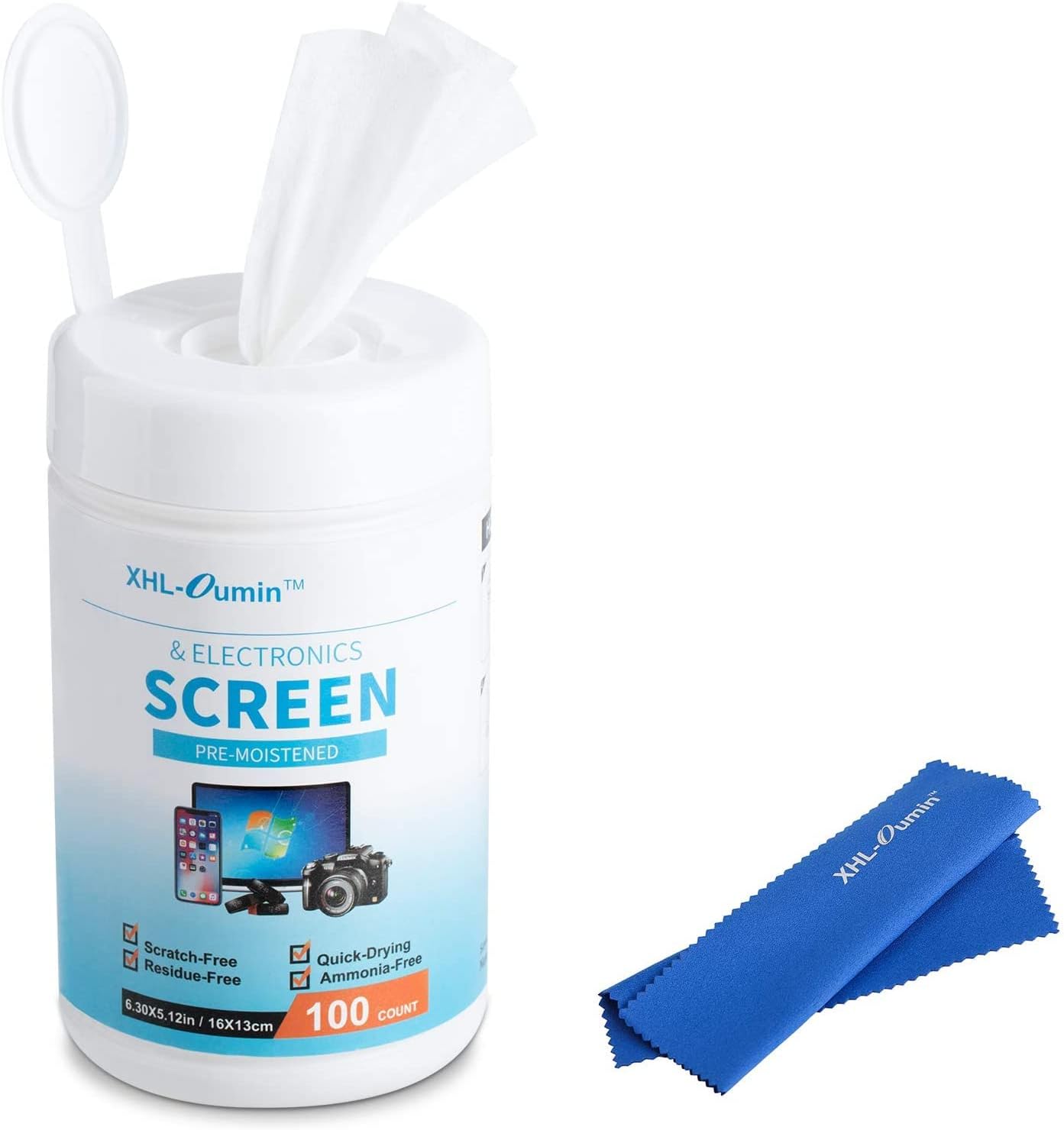 Monitor Wipes, Pre-Moistened Computer Screen Wipes for Electronics, Laptop Screen Wipes, Computer Monitor Cleaning