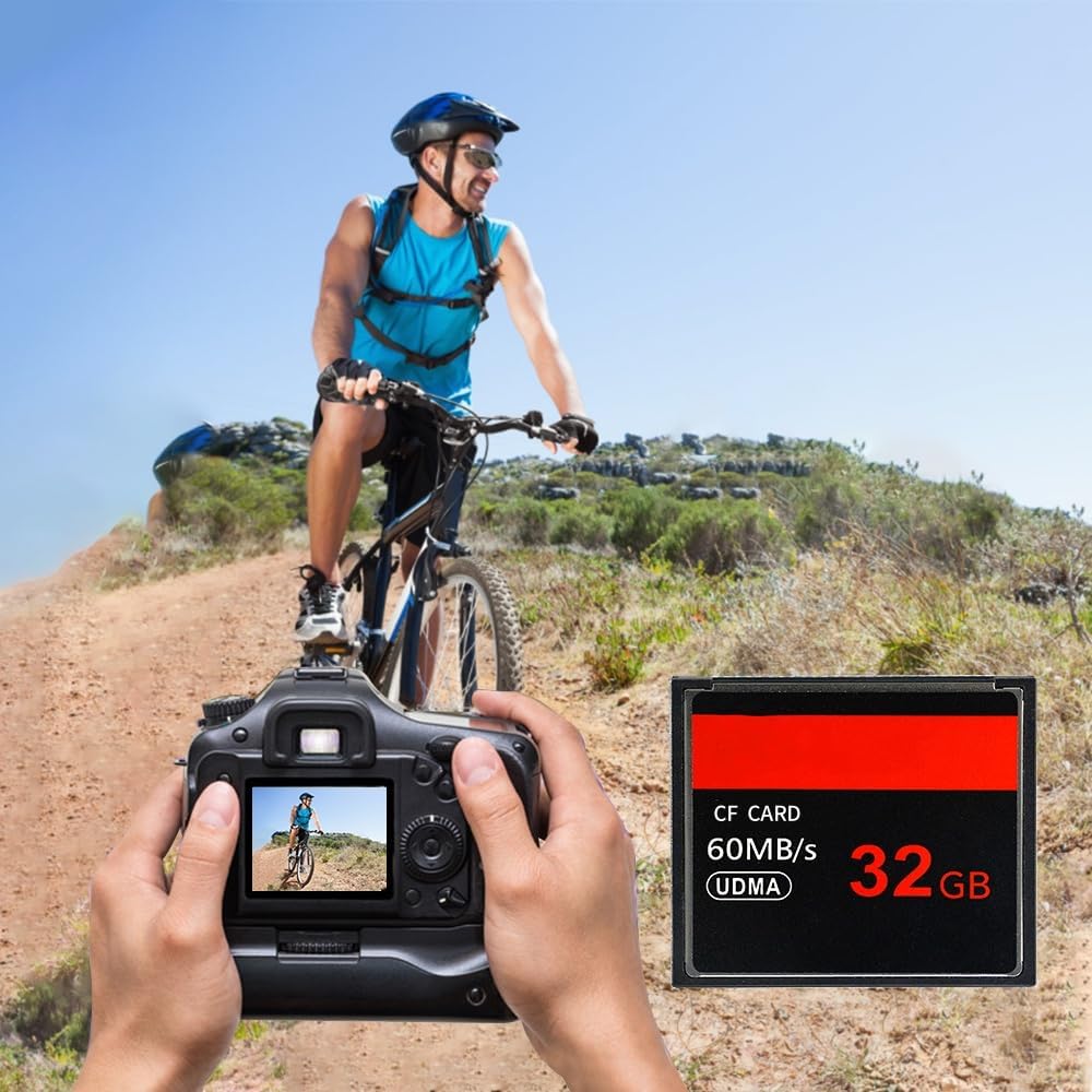 ANXILE 32GB 60MB/s,Original CF Card,UDMA Speed Up to CF Card Camera Memory Card