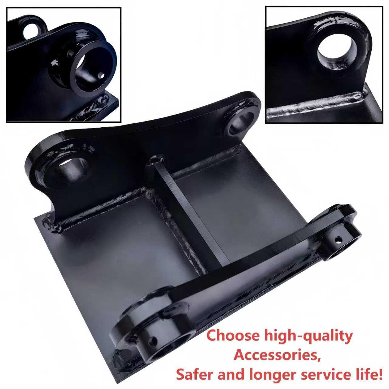 Bucket Attachment Ear Weld/Welded Base Plate on 40mm 7-13/16" C-C Compatible Cat 304 303.5 Mini Excavator，Mini Excavator Accessories Bucket Attachment.