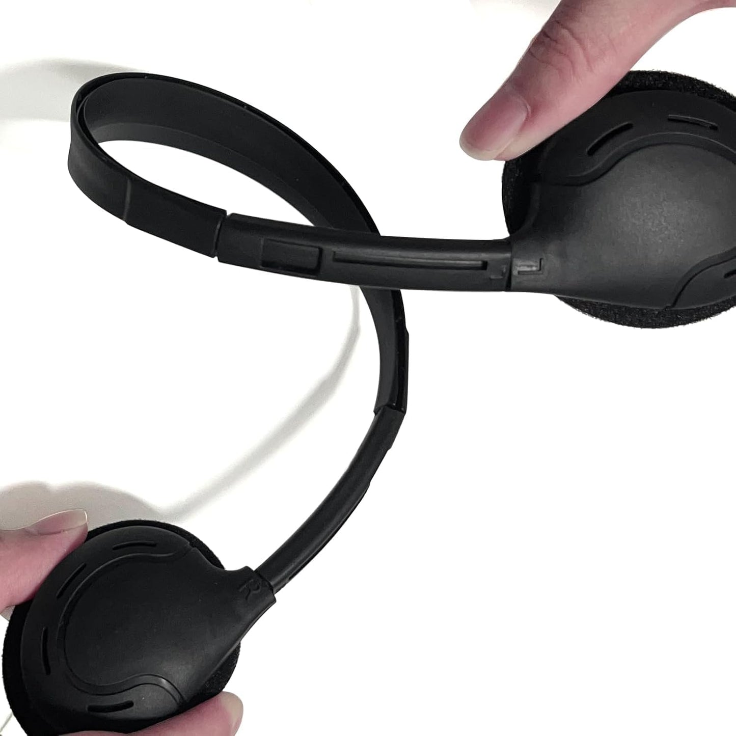 WAHUWAY 20 Pack 3.5 mm Adults(004 Class Bulk Headphones for Kids Students School Classroom Bulk Earphones Adjustable
