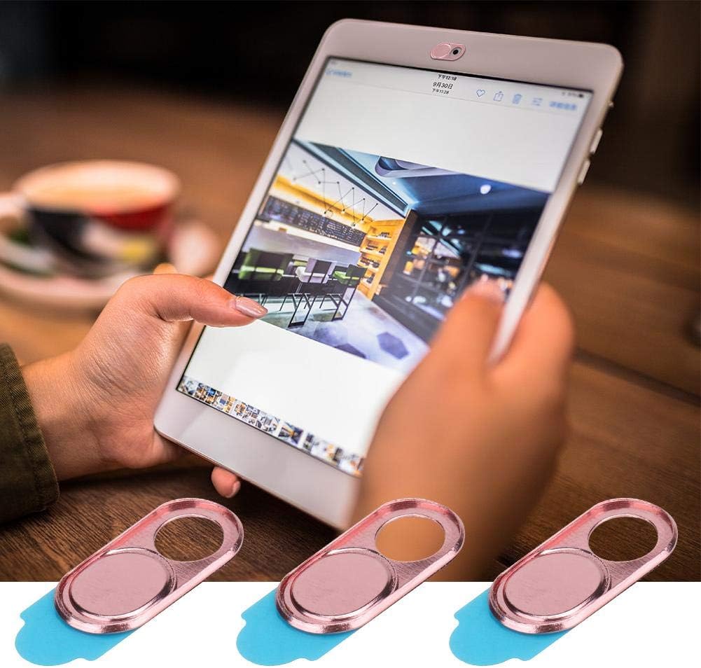 ASHATA 3pcs Metal Camera Lens , Ultra Thin Camera Cover Webcam Cover Blocker Slider for Smartphone Tablet Desktop