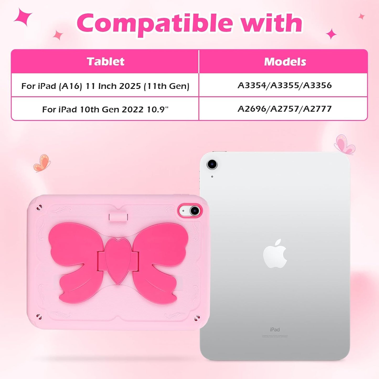 VOFUOE A16 11th 2025 11 Inch, 10th 2022 10.9 Inch for iPad Case Generation for iPad Generation Case for Kids Girls