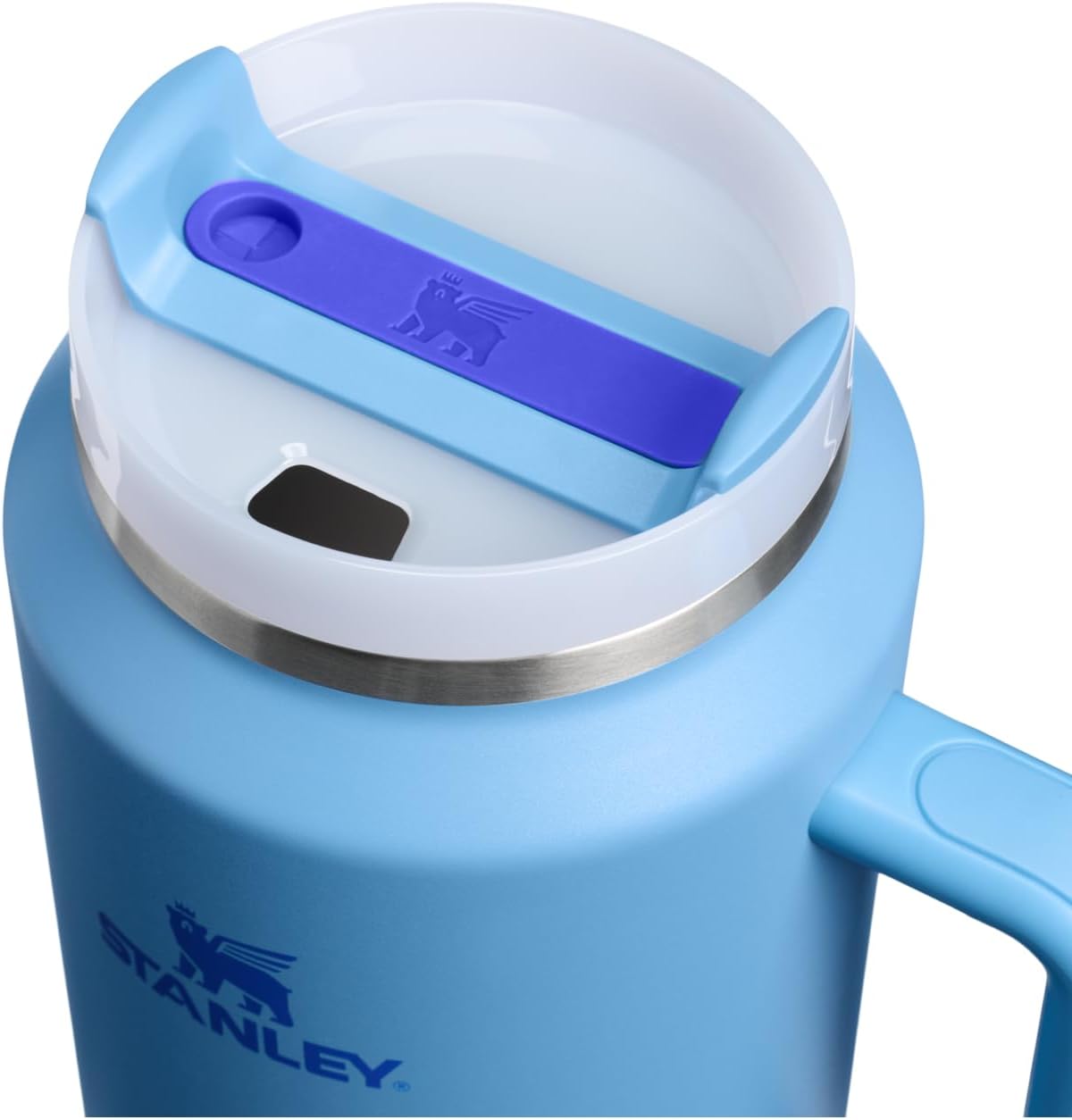 STANLEY Quencher H2.0 Tumbler - 64 oz Insulated Stainless Steel Cup with Handle & Straw | BPA-Free | Blue Sky