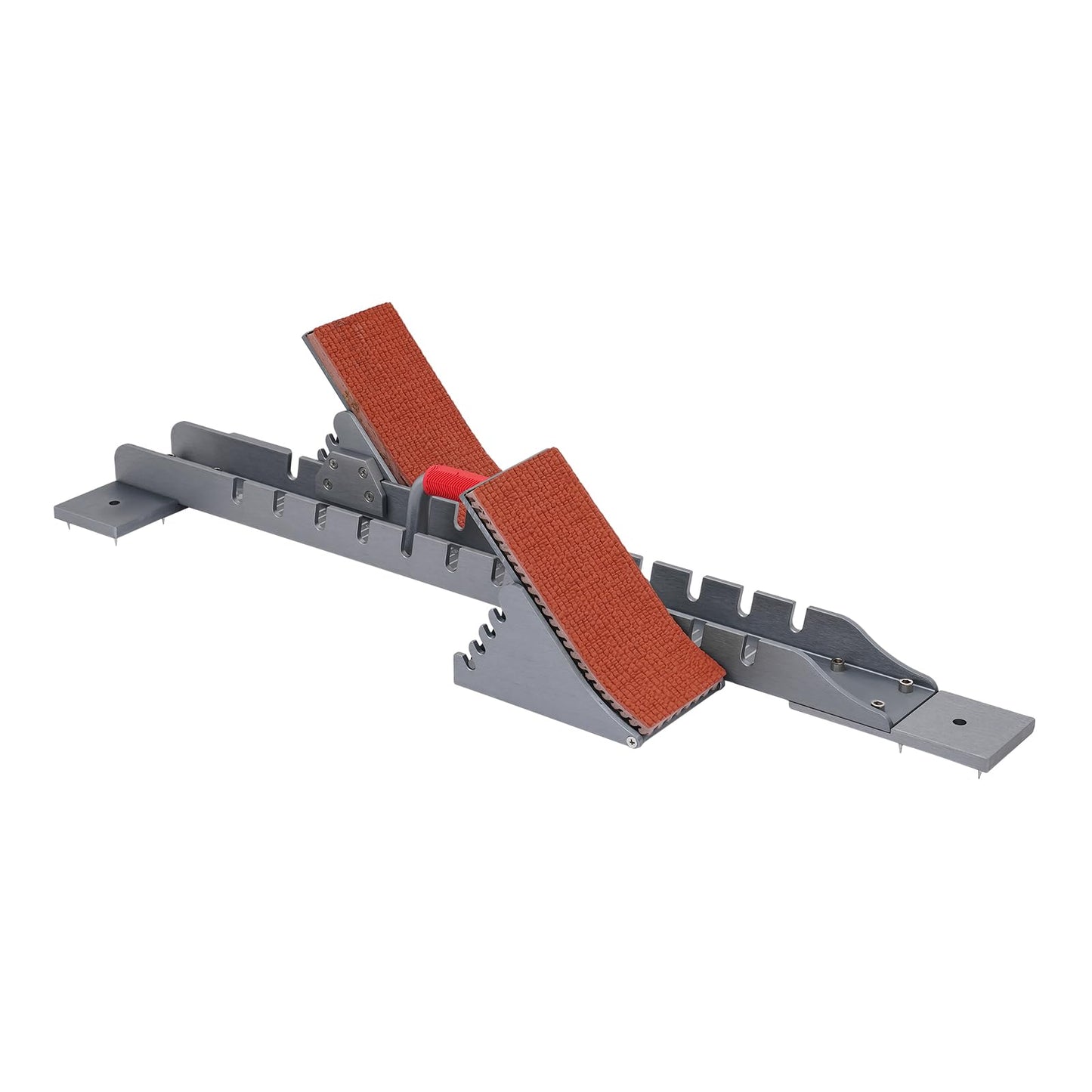 AGULIUM 35'' Starting Blocks Track and Field -Designed for International Competition, 4 Angles Adjustable, Aluminum Alloy Running Track Blocks, Starting Block for Plastic Runway, Cinder Track