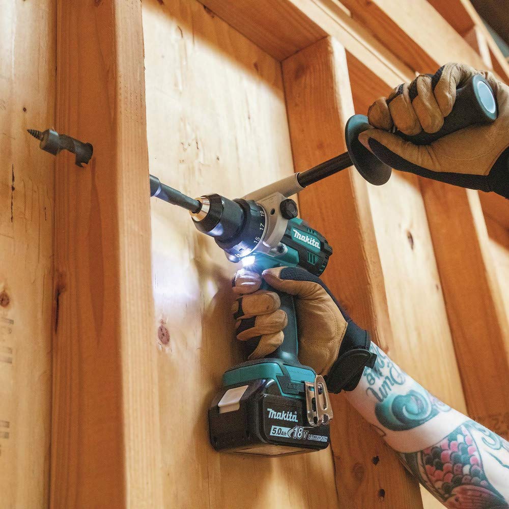 Makita XPH14T 18V LXT® Lithium-Ion Brushless Cordless 1/2" Hammer Driver-Drill Kit (5.0Ah)