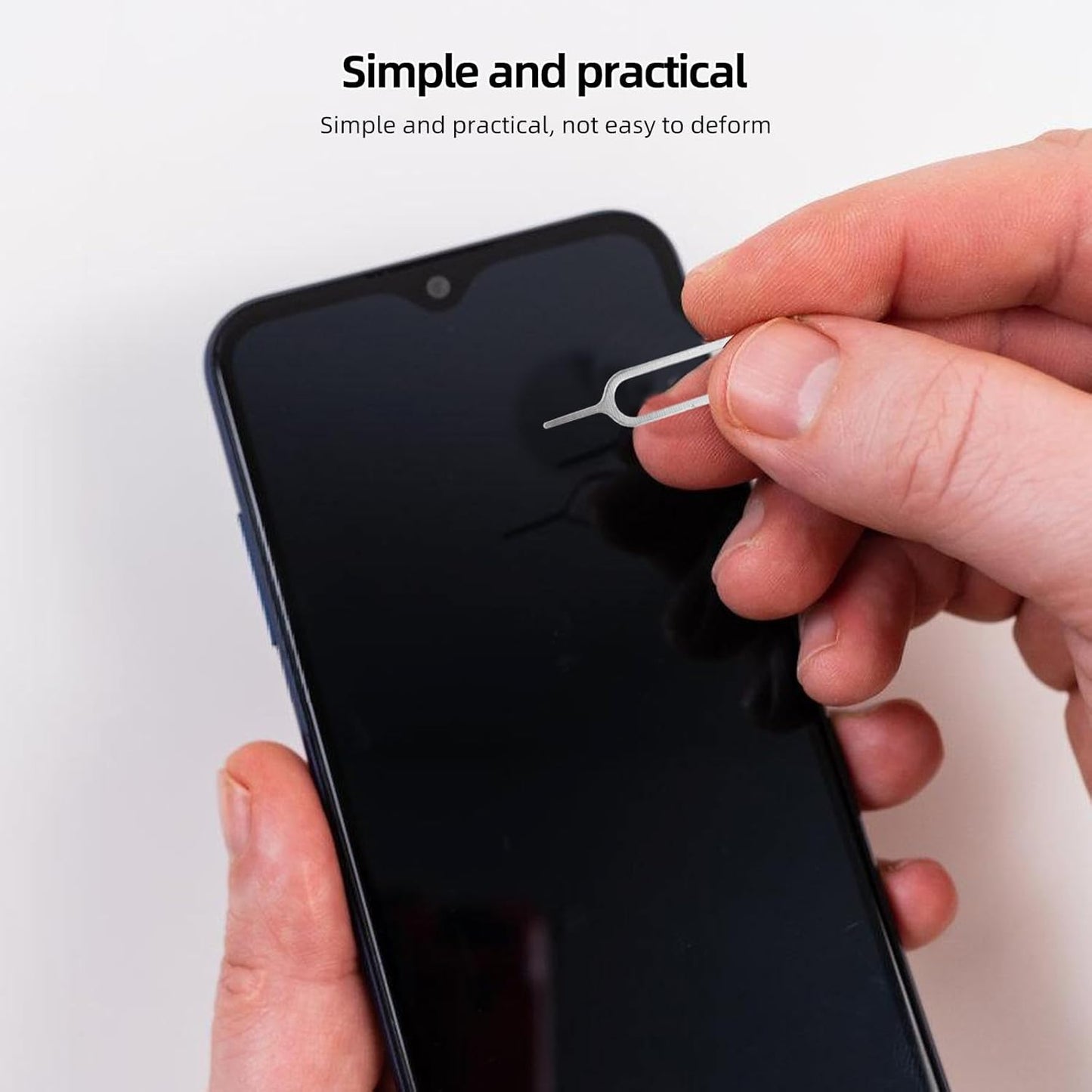 500-Piece Universal SIM Card Tool Kit - Silver
