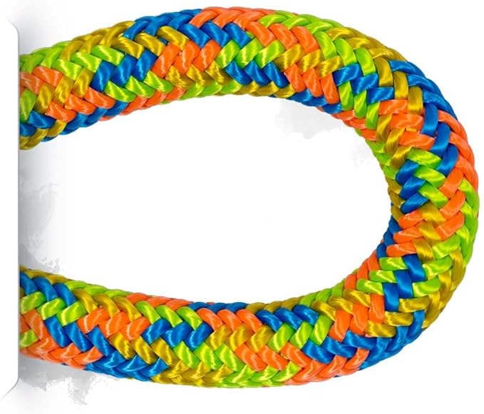 Pelican Rope Arborist Rope 11.8mm x 120Ft, USA Made High-Strength 24-Strands Static Climbing Rope - 7,000 lb Strength for Tree Climbing, Pulling, Outdoors & Swing - Viper, Plain End