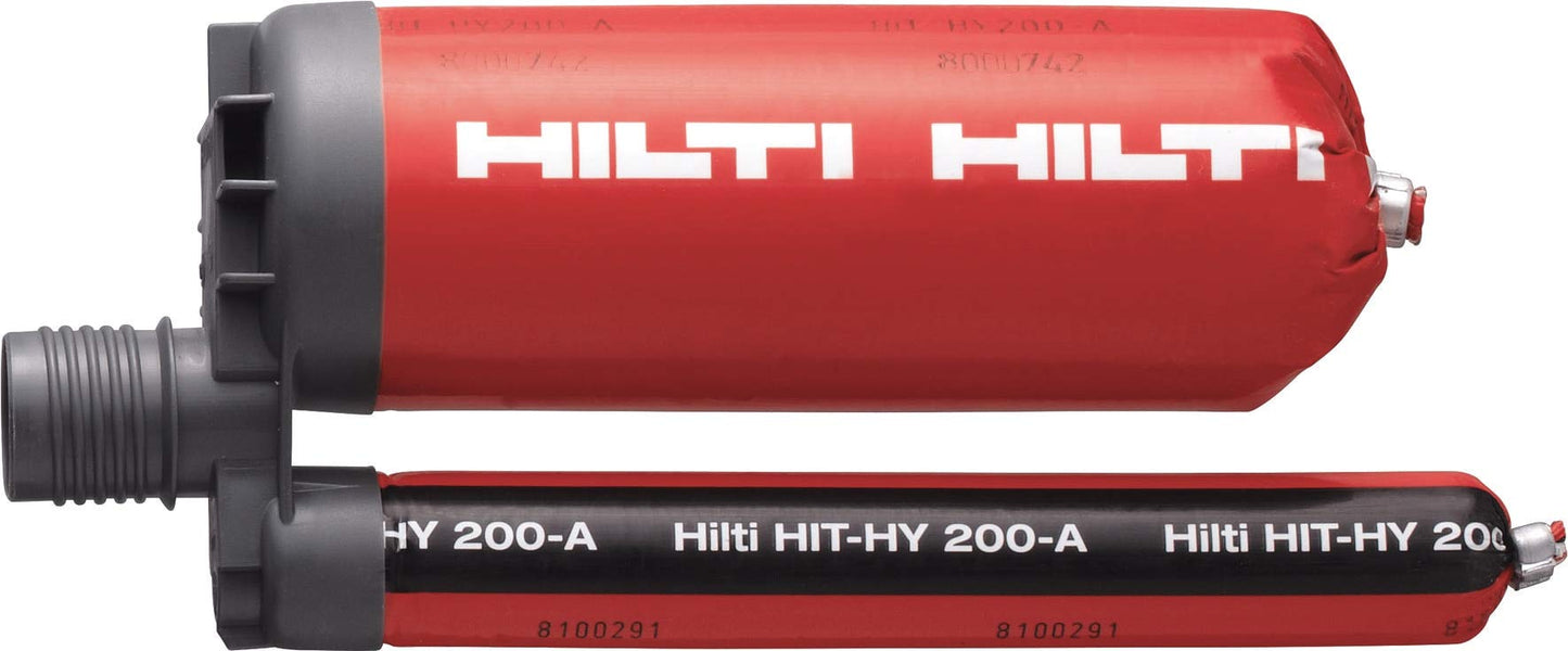 Hilti Injectable Mortar Epoxy Hybrid adh HY 200-A - 16.9 Oz Cartridge - Pack of 20-2022792