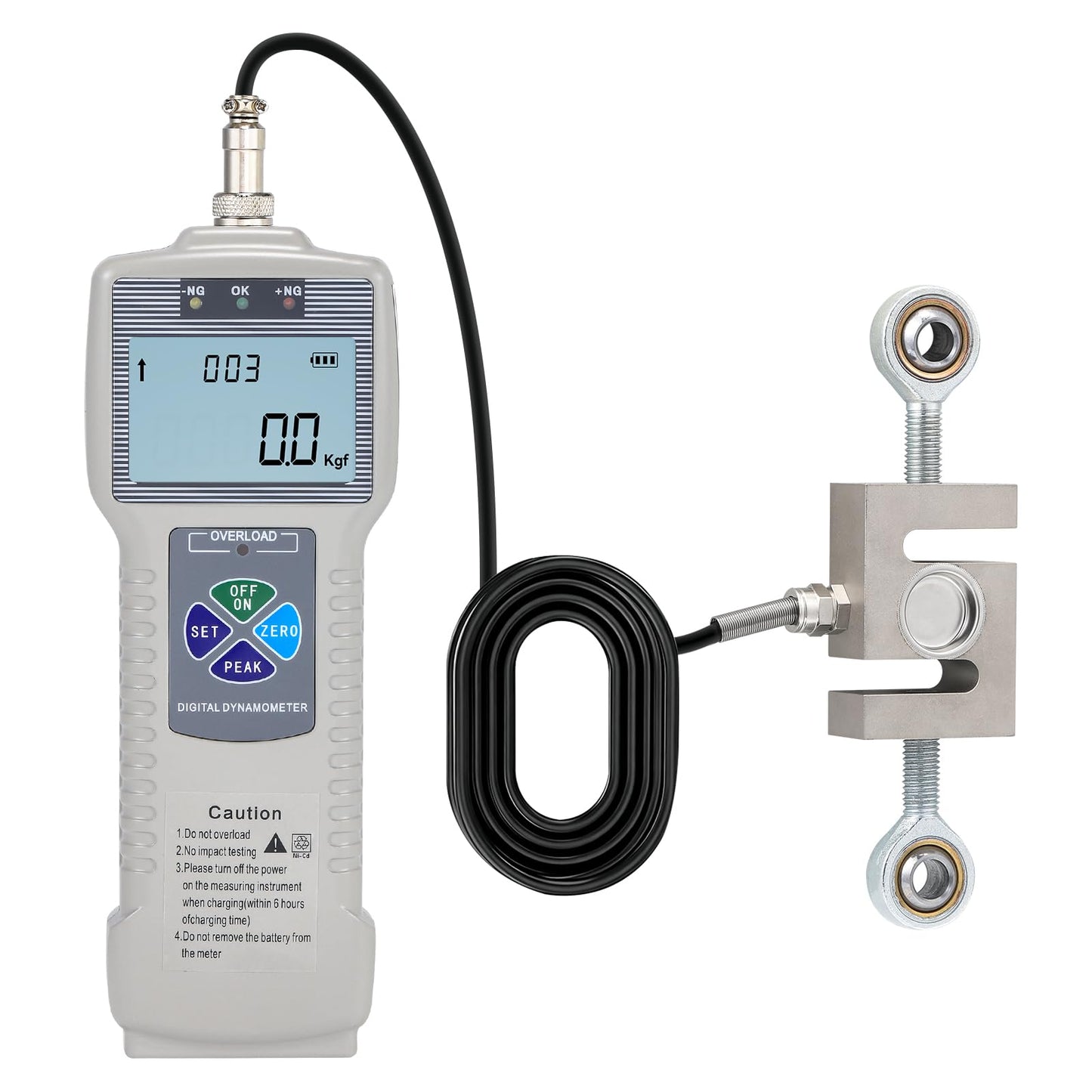 BAOSHISHAN DS2-5000N Digital Force Gauge with External Sensor