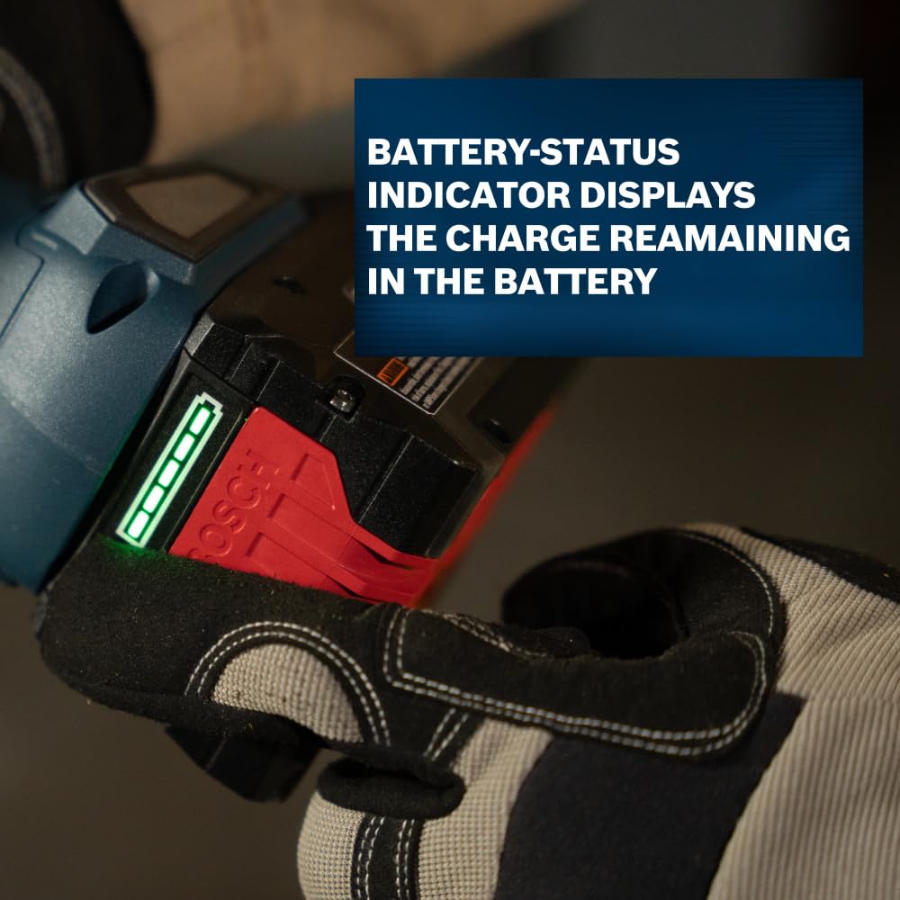 BOSCH GXS18V-27N18X 18V Battery and Charger Kit with 8.0 Ah High Power Battery and 16 Amp Turbo Fast Charger