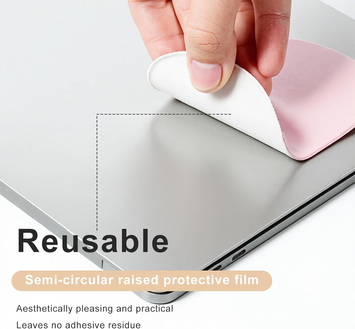 Zelphvt Slim Mouse Holder for Laptop, Mouse Pouch Case Sleeve for Laptop, Universal Mouses Pouches Adhesive Pocket