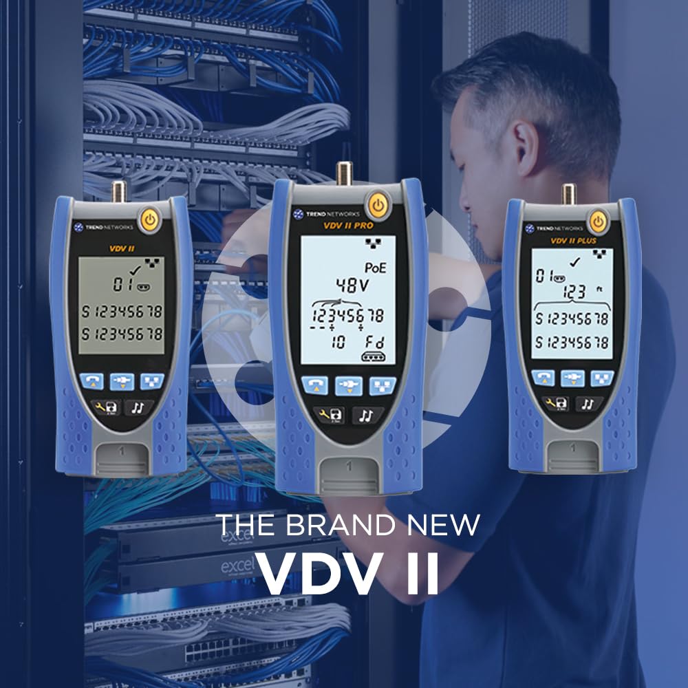 SecuriTEST IP CCTV Tester & VDV II Pro Cable Verifier Bundle | Professional IP Digital, HD Coax & Analog Camera Installation Kit | TREND Networks | R171000 & R158005