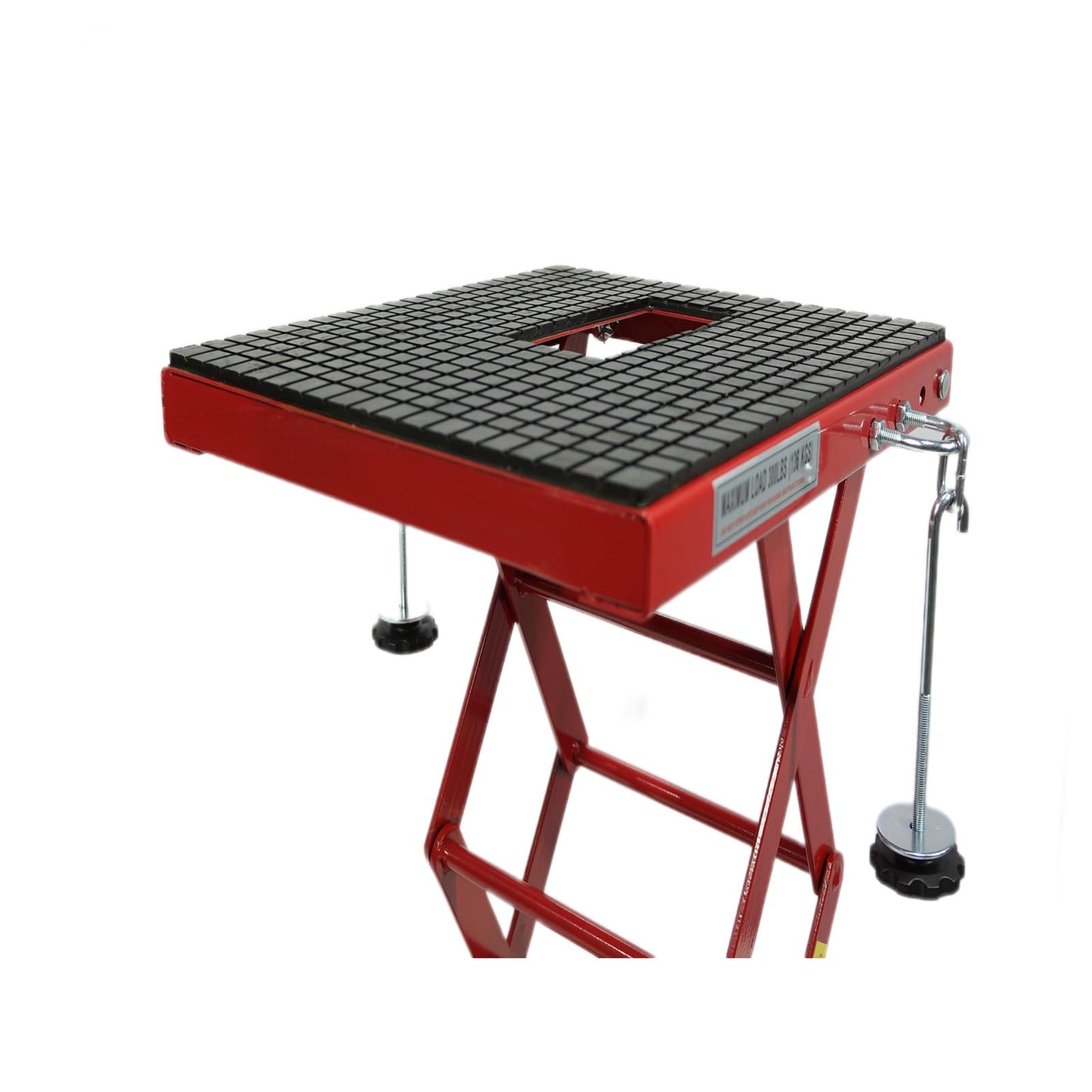 Hydraulic Motorcycle Lift Jack, 300 LBS Capacity Steel ATV Scissor Lift Jack for Motorcycles, Portable Motorcycle Lift Table