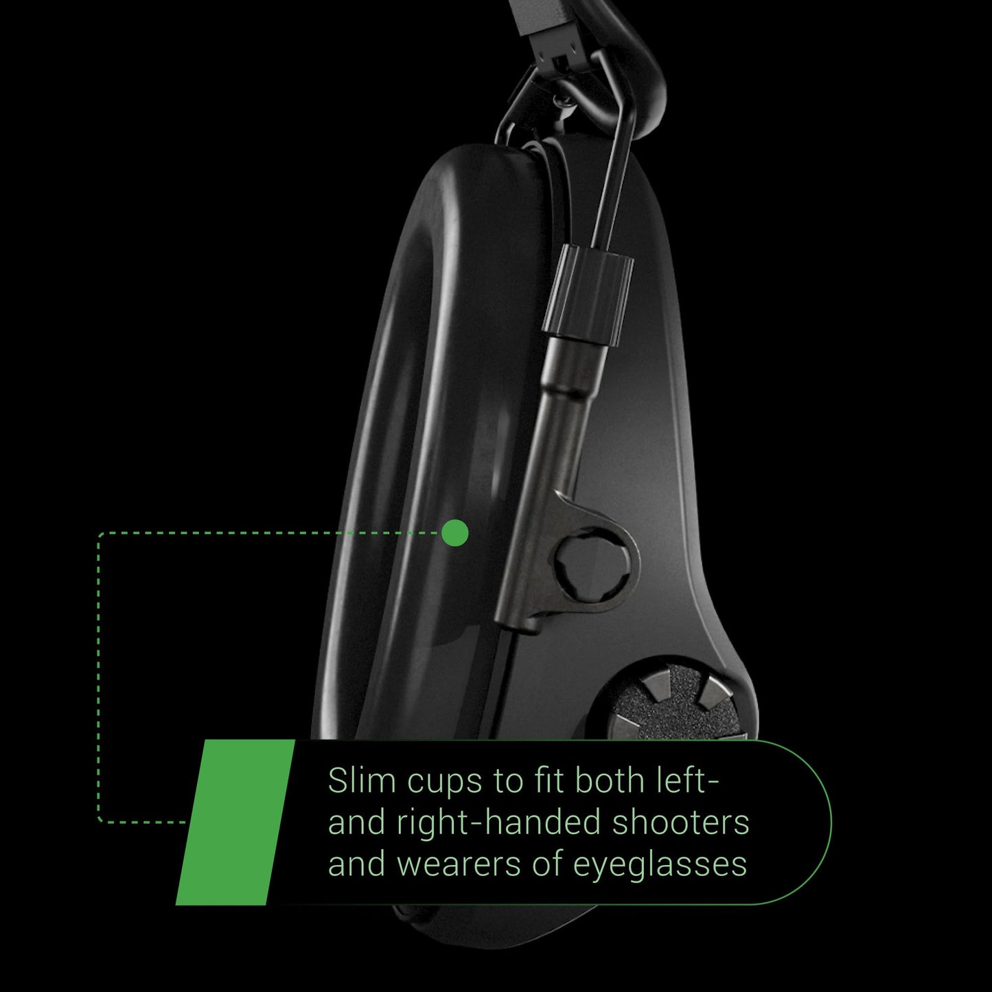 Sordin Supreme X2 Shooting Ear Protection – Electronic Hearing Protection Ear Muffs with Earplug Mode and Low-Profile Cups for Hunting & Shooting (NRR 35 / SNR 40) (Black)
