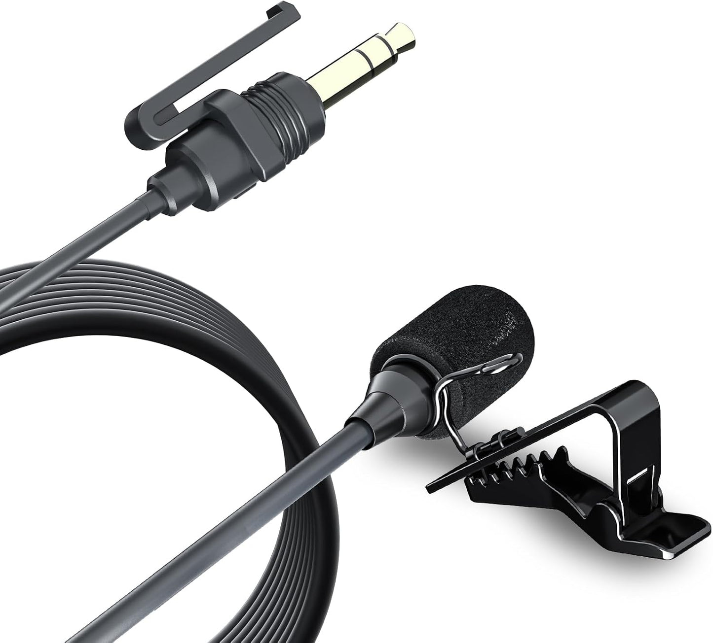 COMICA CVM-SM-O1 Professional Lavalier Lapel Microphone Omnidirectional Clip-on Condenser Mic, Lav Mic for BoomX-D/DSLR