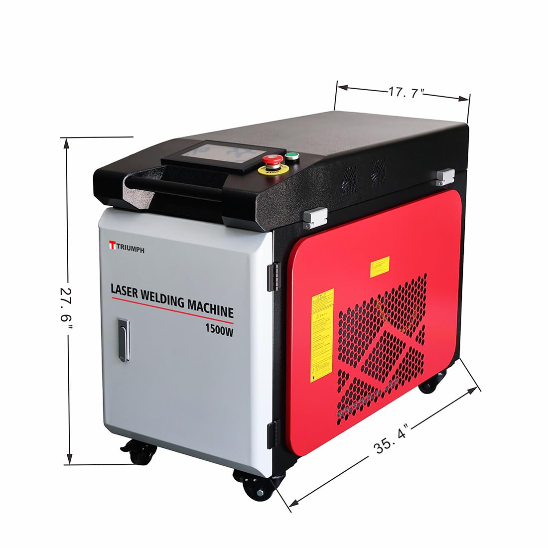 Triumph 2000W 4 in 1 Integrated Fiber Laser Welding cleaning rust remover Machine 220V Single Phase Handheld Laser Welder Machine with Auto Wire Feeder Cable Length 10m
