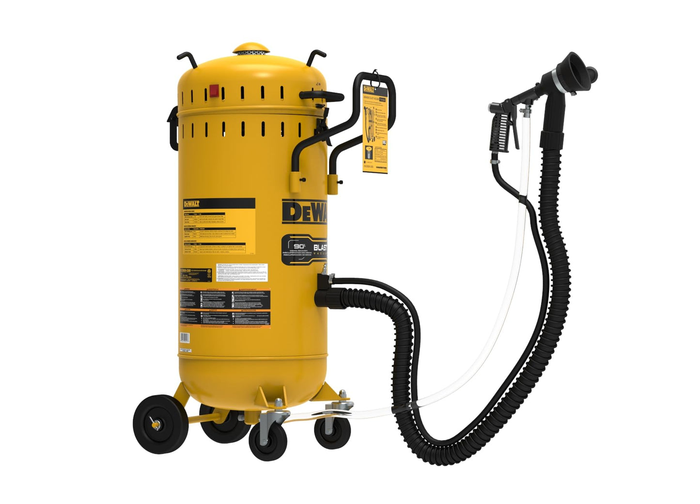 DEWALT Abrasive BlastVac for Clean, Portable Sandblasting, 120V, 5.5 – 6.5 SCFM @ 115PSI (DXCM009-0369)
