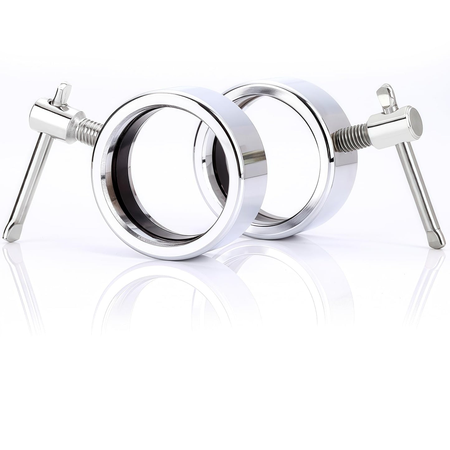 Fox Claw Olympic Barbell Collar for 2" Olympic Bar, Barbell Clamp Clips, Pair of Quick Release Stainless Steel Collars for Workout Weightlifting Fitness Pro Training