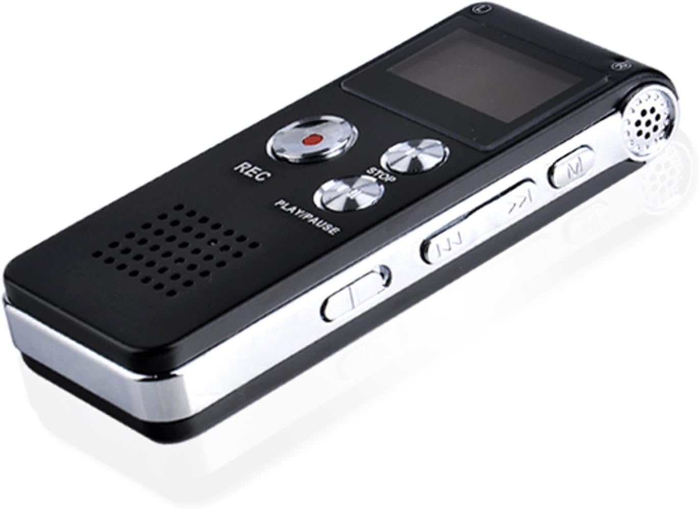 2015 4G 4GB 650HR MP3 Cred-Deal Steel New Digital Audio Voice Recorder Dictaphone Player FM
