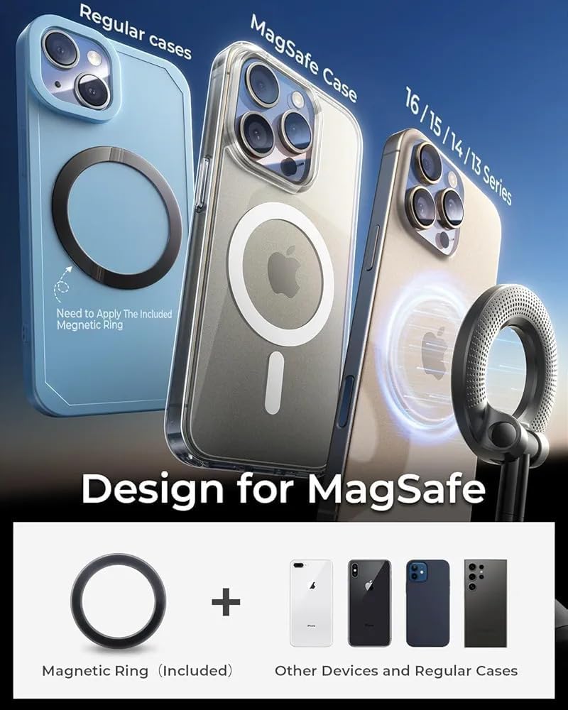 BEIDOQIXIN 360 Automobiles[98+LBS 2800gf Magnetic Car Phone Holder Vacuum Adsorption Suitable for iPhone and Android