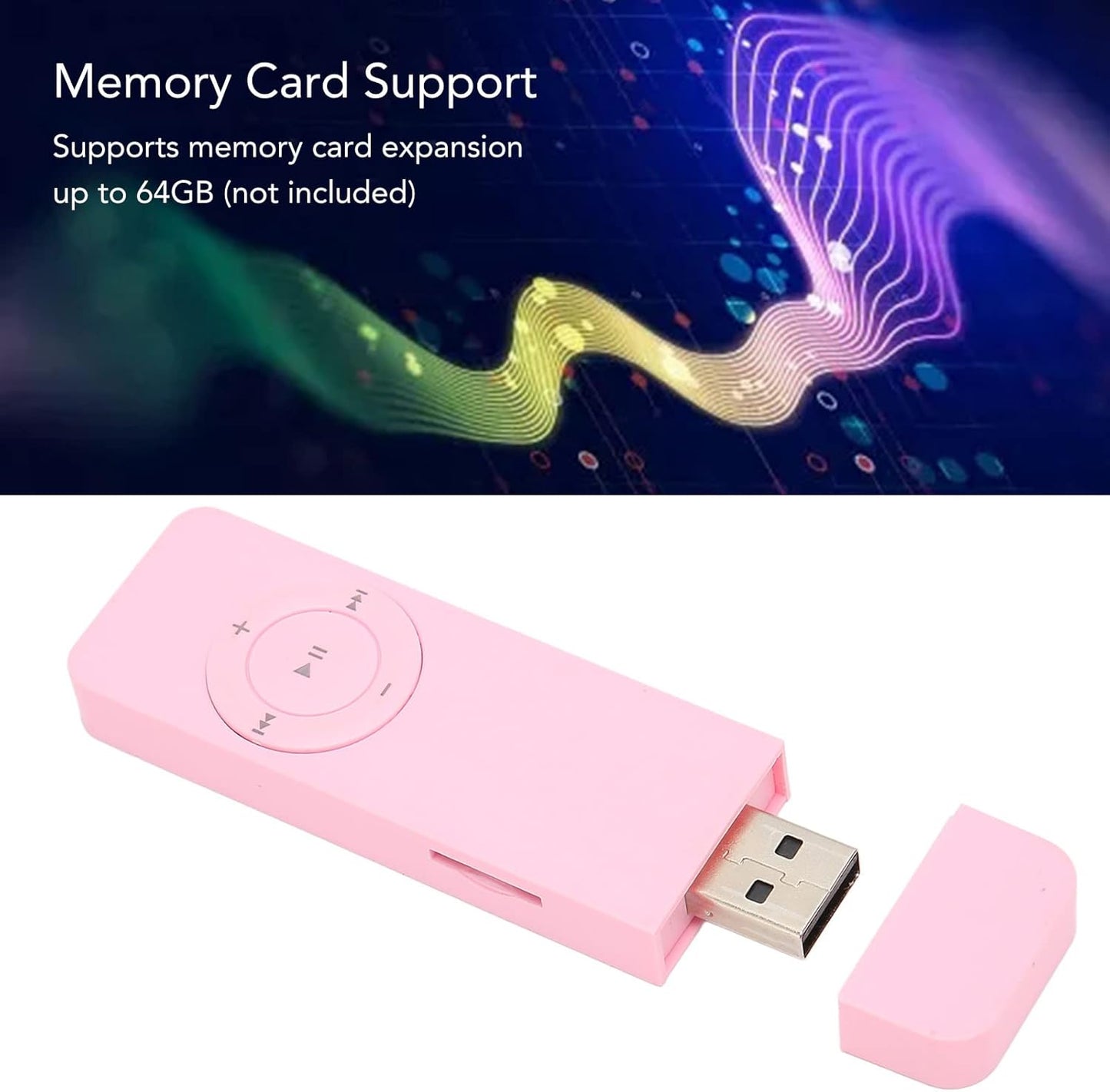 Zunate MP3 MP3 64GB, Mini Player for Kids, HiFi Lossless Music Player Support up to Music Player for Students Running