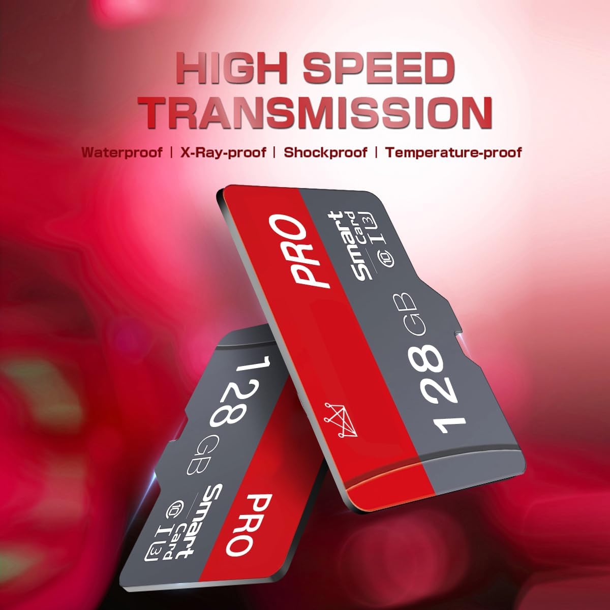 ZHSWEN 128GB 10 Console(2-Pack) Micro Memory Card Class Memory Cards High Speed Mini TF Card with Adapter