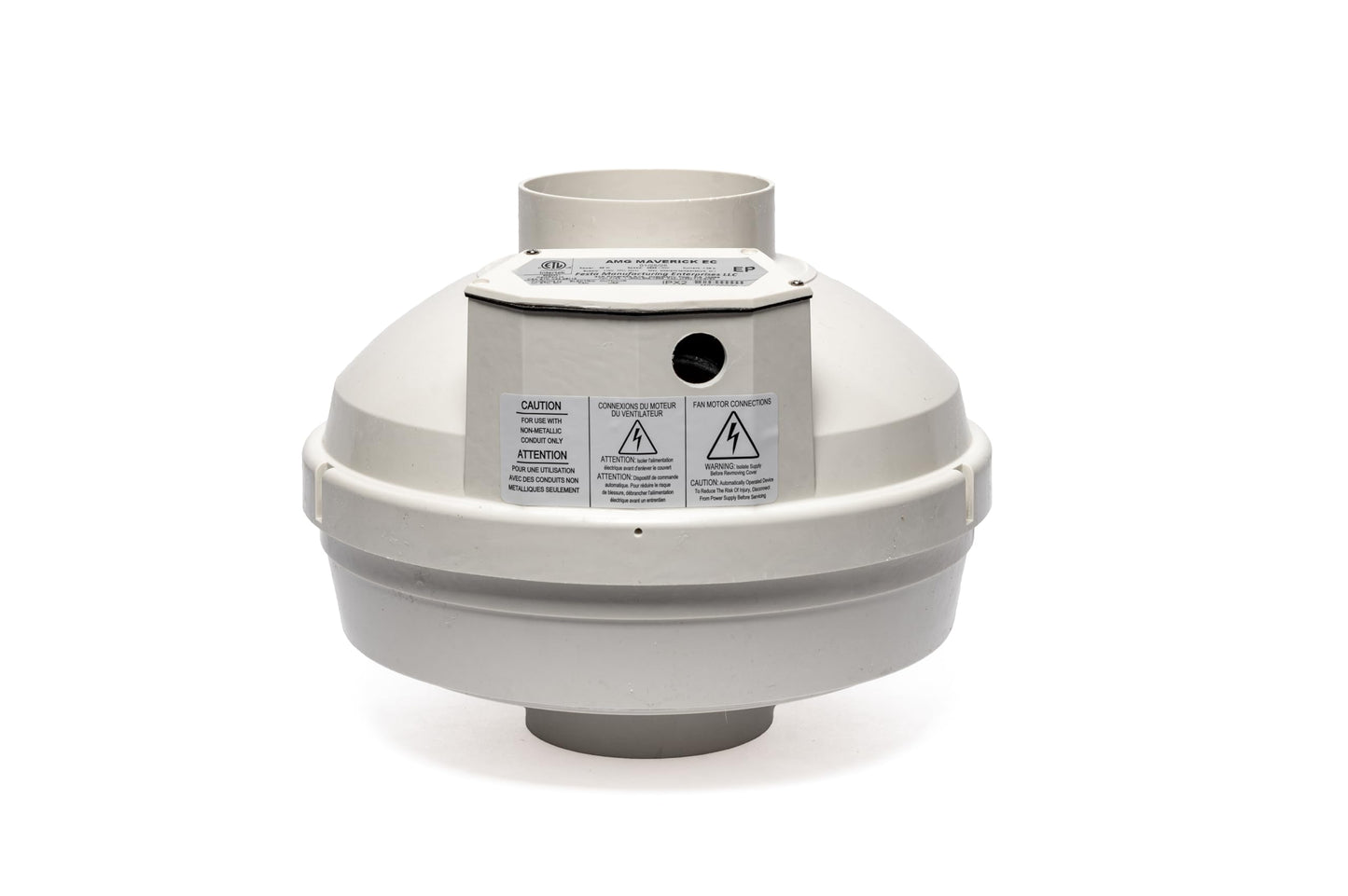 Festa AMG Maverick EC Radon Fan – 3“ Installation Kit - Quiet and Energy Efficient Radon Mitigation Inline Fans – High Performance 4” Duct Fan