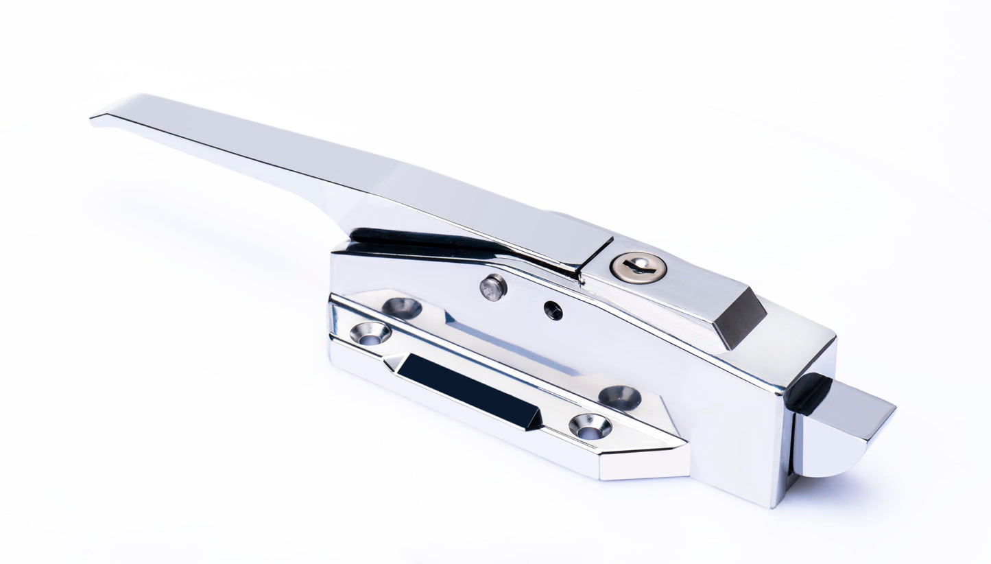 Duodyeo Heavy Duty Freezer Door Handle, Walking Cooler Door Closer Complete Kit, Walk in Cooler Door Handle for Coolers, Freezers, Industrial Ovens, Laboratory, Warehouse,etc. (Base Height 1.8 inch)