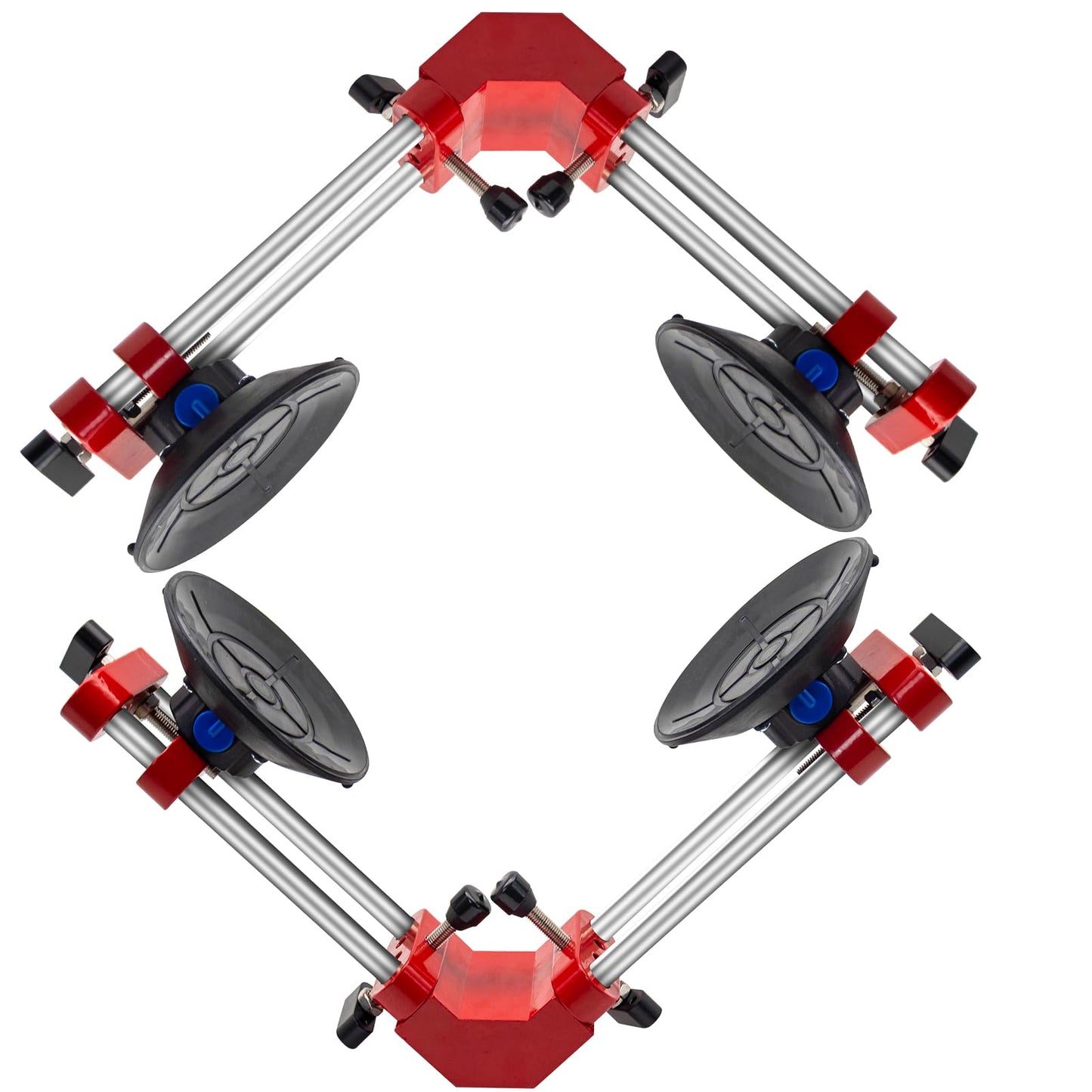 HIGHTOP 90 Degree Stone Seam Setter with 6Inch Suction Cup Seam Joining Leveling,Solid Countertop Installation Tool for Quartz slabs ，Granite, Stone, Marble,Tile Gap Regulator