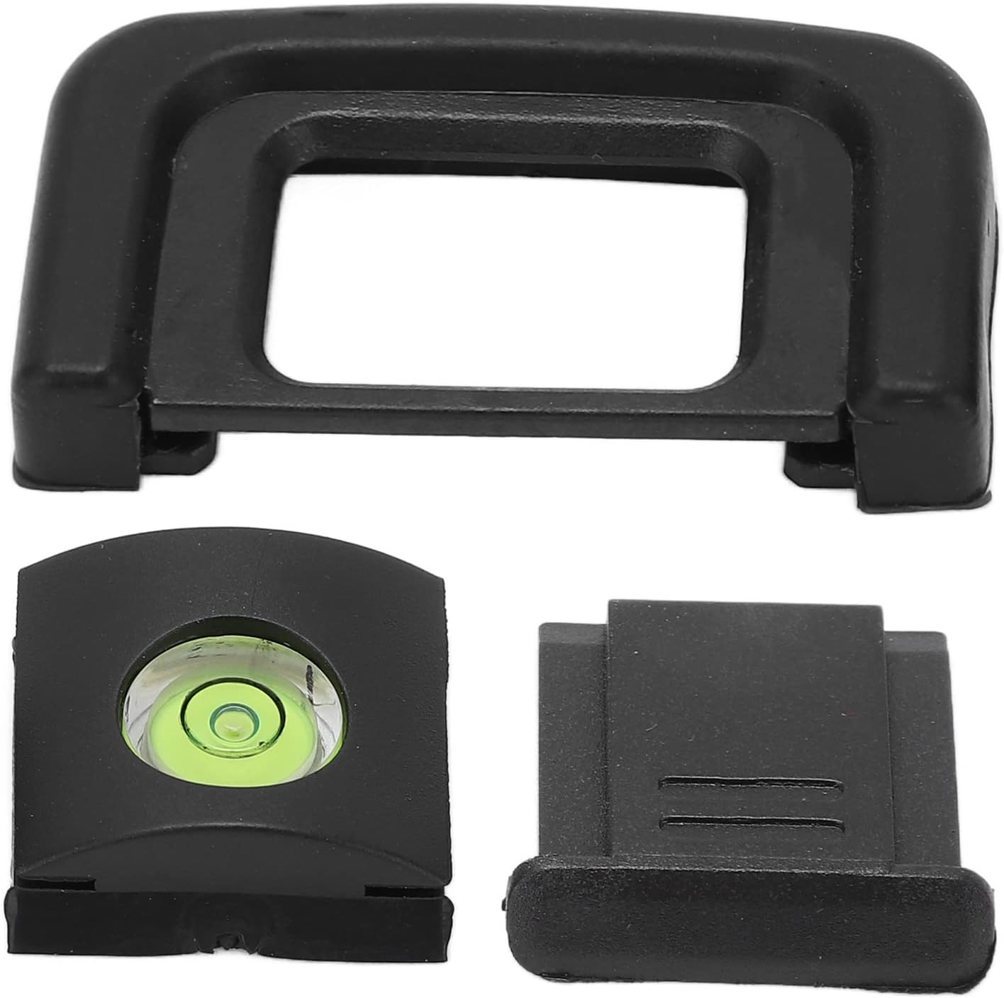 LAISANIM D3200 D3300 D3400 D5300, Rubber Viewfinder Eyecup for Eye Cup Protector with Gradienter & Cold Shoe Cover
