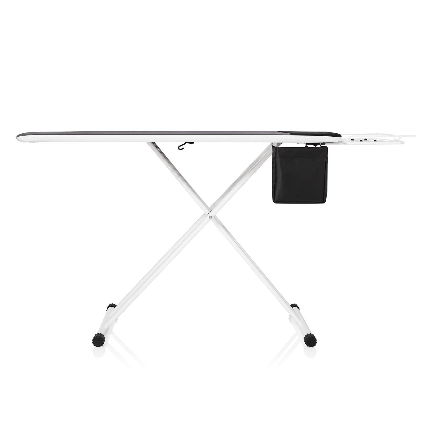 Reliable The Longboard 350LB Ironing Board, Extra-Large Rectangular 52” x 19.5” Pressing Surface, Vera Foam Cover, Conex Heat Resistant Zone, Removable Iron Rest, Adjustable Height, Made in Italy