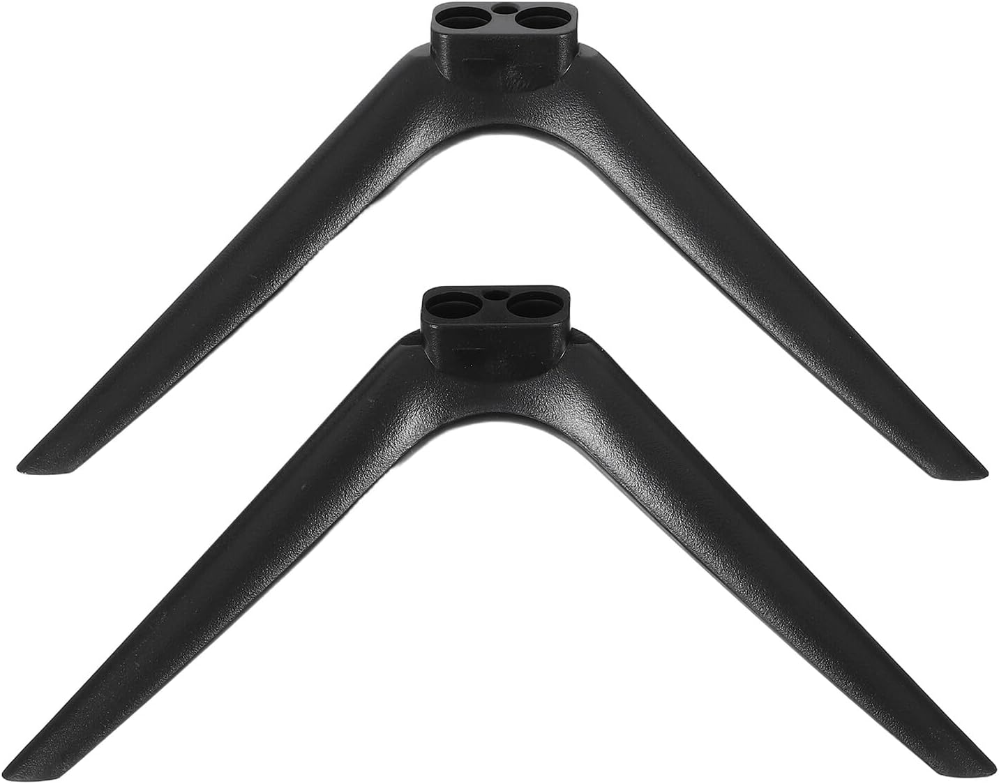 Uonlytech 15mm Tv Stand Base with No-Drill Installation Strong Dual-Hole Plastic Pedestal Support for Flat Screen Tvs