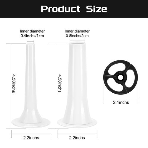 Magluv Stand Mixer Sausage Stuffer Tube Kit for KitchenAid Sausage Stuffer Attachment