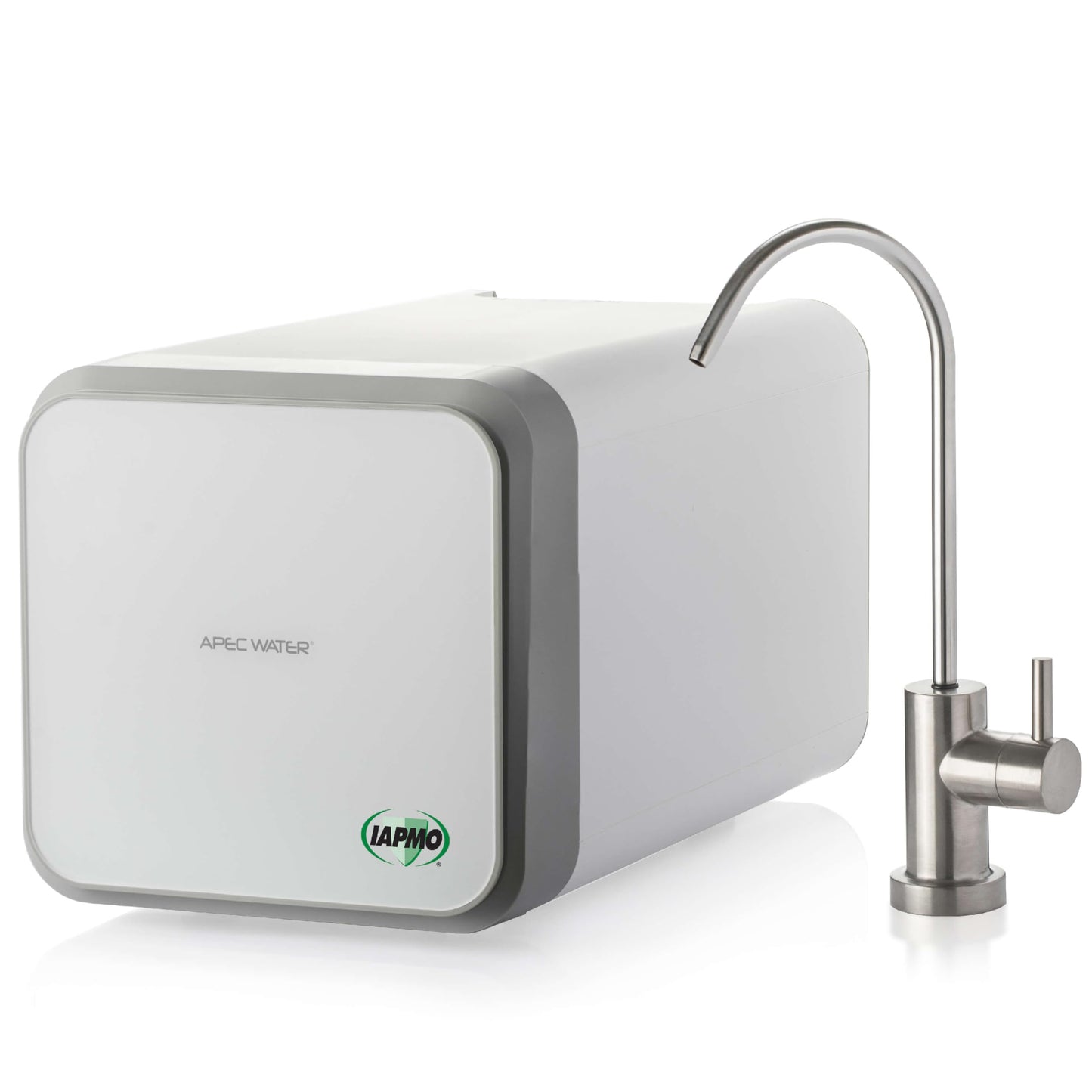 APEC Tankless Reverse Osmosis System with Alkaline pH+ NSF 372 & 58 Certified 3 Stage Water Filtration Bottled Water Quality, High 1K GPD Faucet Flow, Efficient 2:1 Pure to Drain, Space Saving Design