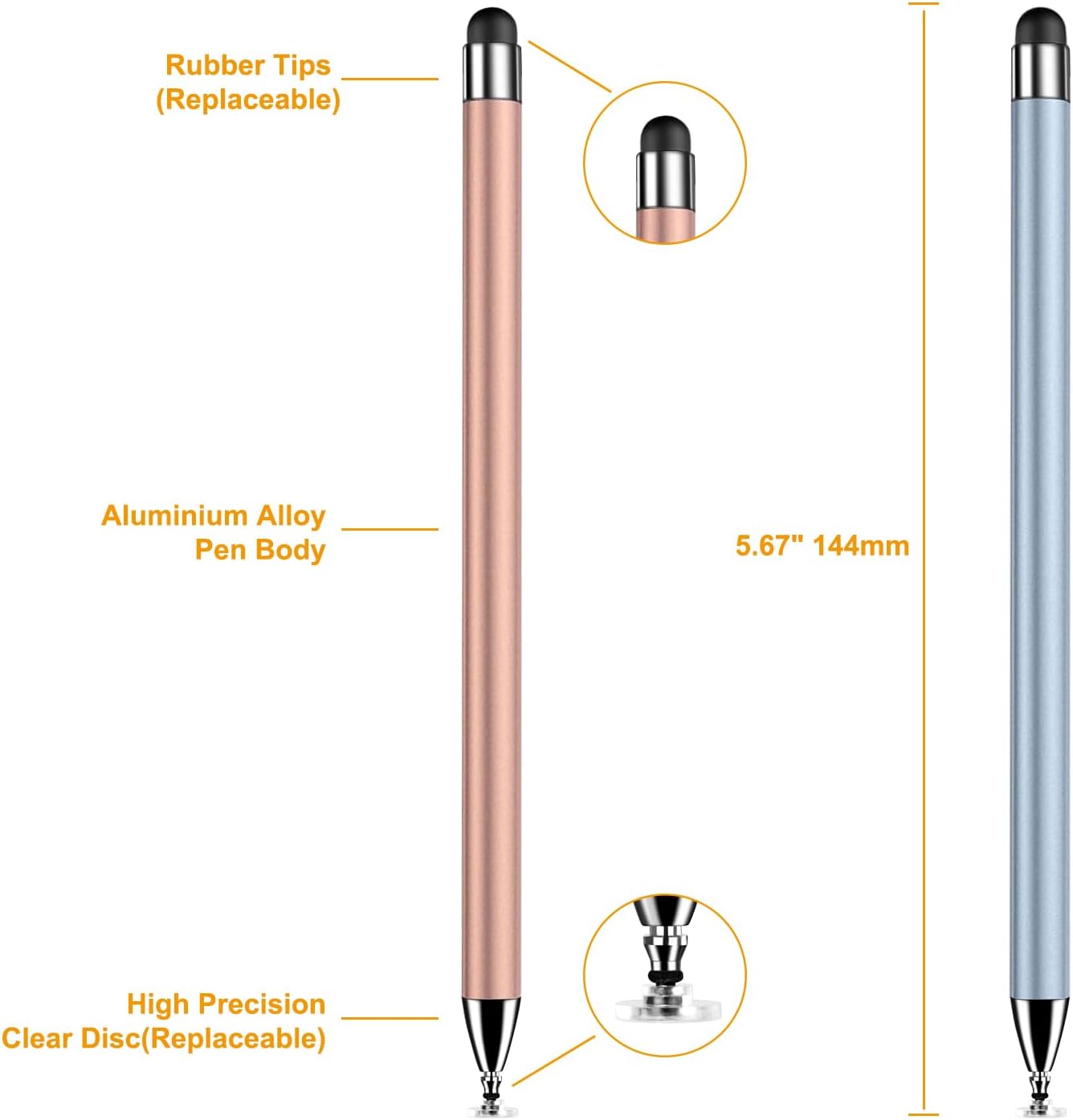 Acempire (7 2-in-1 Stylus Pcs), Stylus Pen for Touch Screen, High Precision and Sensitivity, Suitable