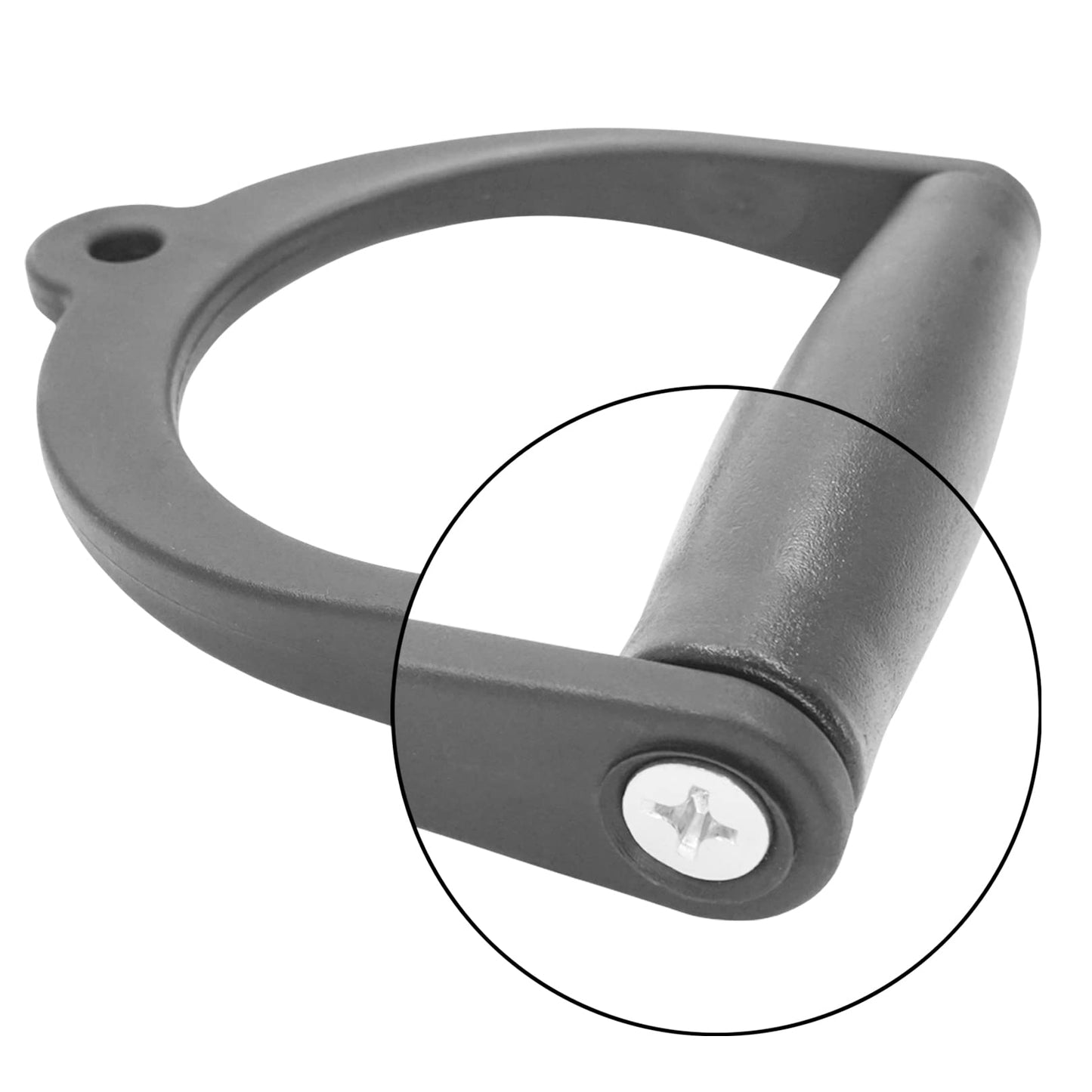 Luwint Single D Handle, Single Arm Row Cable Pulley System Attachment for Weight Workout Home Gym Accessories