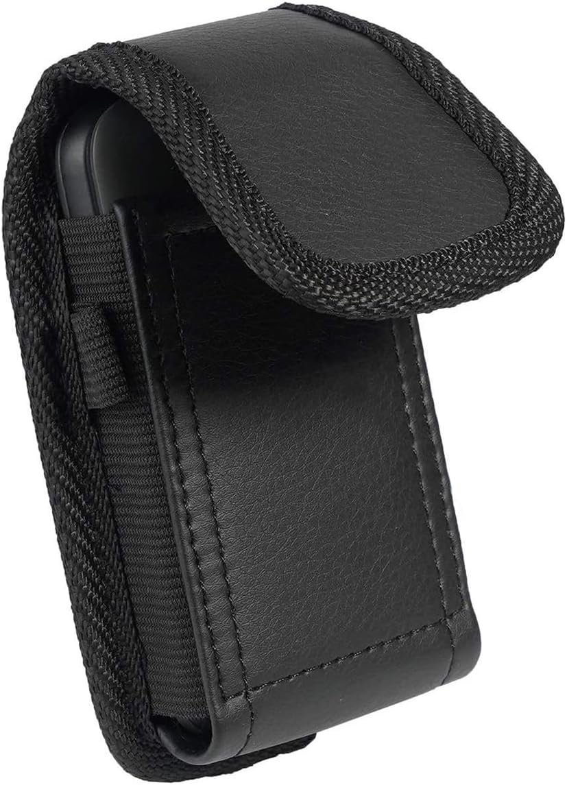 Ranyi MP3 B27 A02XT A19 G3 G1 M4S MP3 Player Holster Case, Elastic Vegan Leather Wallet Holster with Belt Loop Clip
