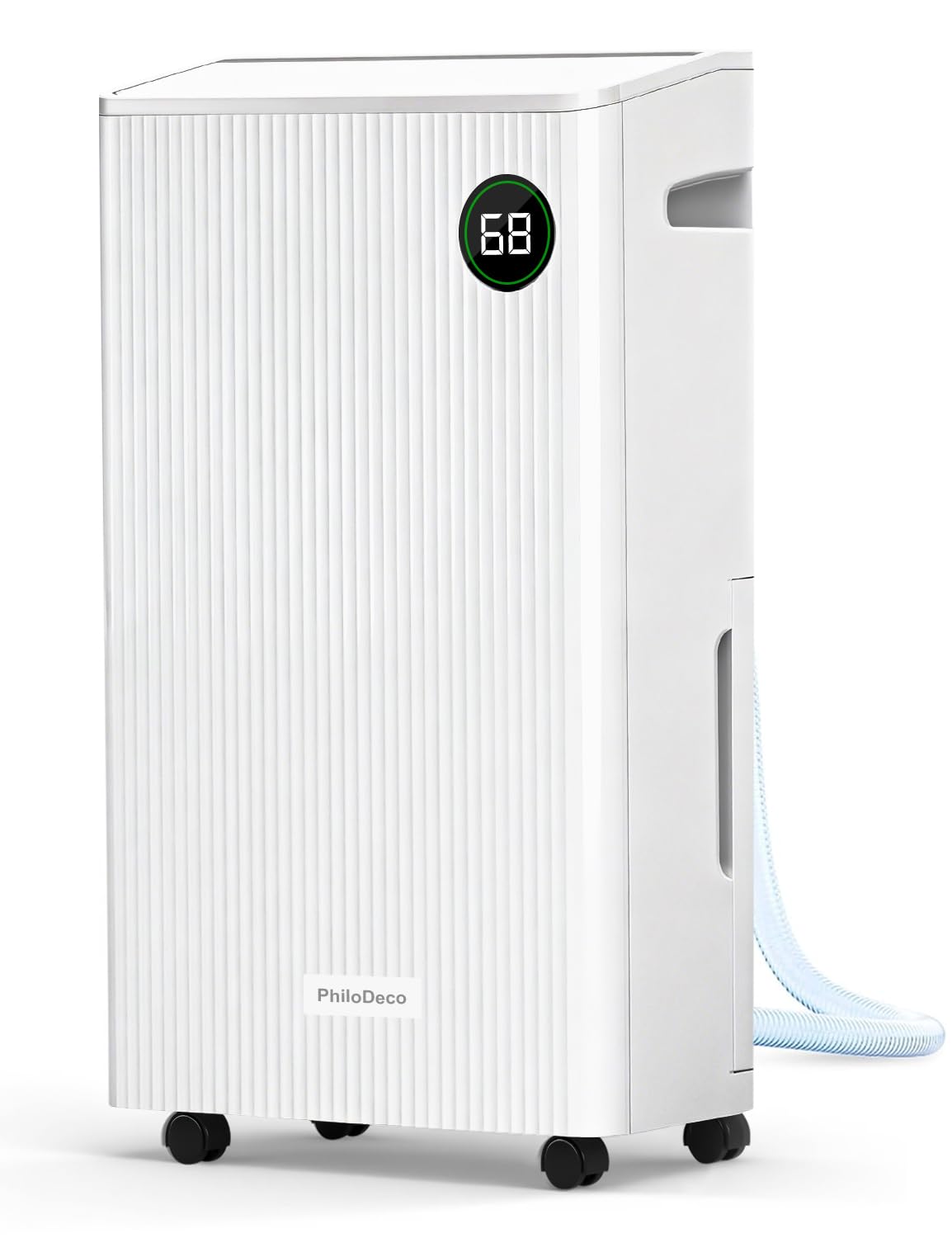 4500 Sq.Ft Dehumidifier with Drain Hose Max 80 Pint, Automatic Defrosting, Intelligent Humidity Control with 24HR Timer, Smart Quiet Dehumidifier, for Basement, Bathroom, Bedroom, Home, White