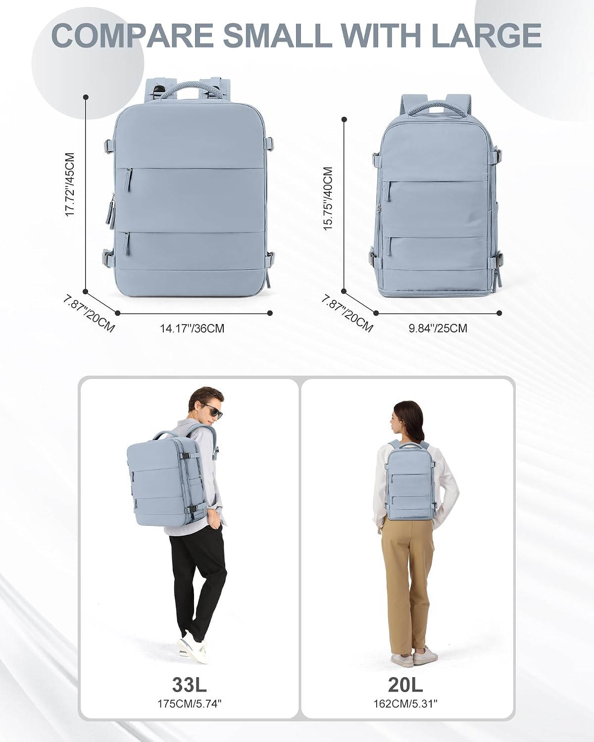 coowoz Backpack Backpack Backpacks Travel Carry On for Women Man Gym with Laptop Compartment Mochila de Viaje Teacher