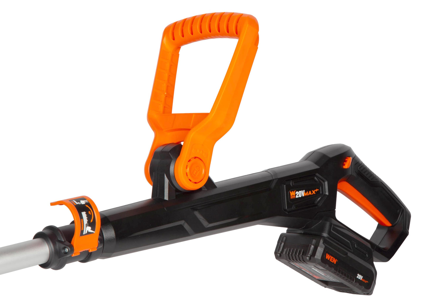 Wen 20V Max Cordless String Trimmer and Leaf Blower Combo Kit with 4Ah Battery and Charger (20VK2LBT)