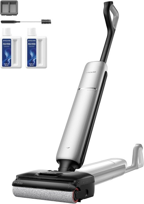 DREAME Aero Pro Wet Dry Vacuum Mop - Ultra-Slim Design with Self-Cleaning & Self-Drying | 60 Min Runtime for Pet Owners