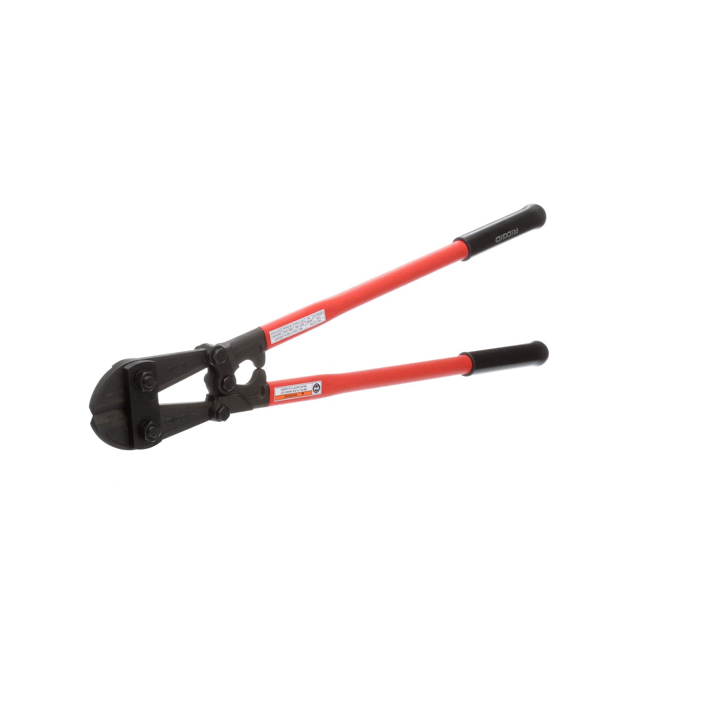 RIDGID 14223 Model S24 Bolt Cutter, 24" Heavy-Duty Bolt Cutter with Hardened Steel Alloy Jaws, 7/16" Soft, 3/8" Medium, and 5/16" Hard Capacities, Red/Black