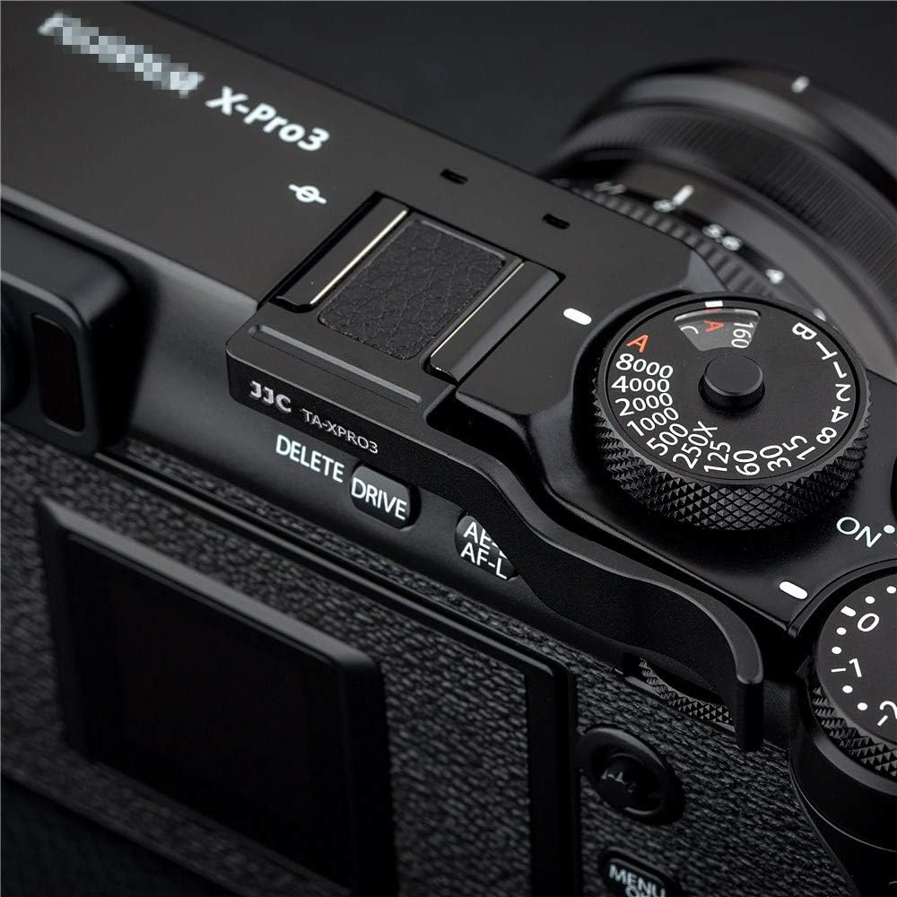 JJC X-Pro3 X-Pro2 X-Pro1 Xpro3 Xpro2 Xpro1 Deluxe Metal Thumb Up Grip for Fujifilm Fuji Digital Mirrorless Camera Thumb
