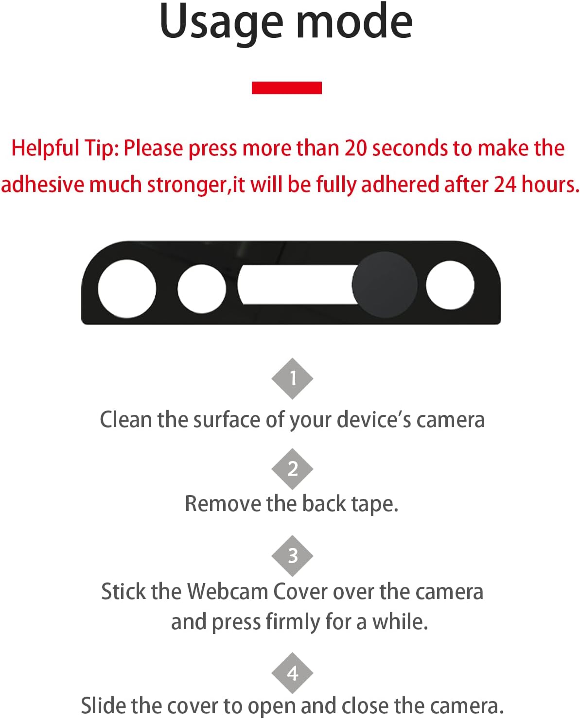 EYSOFT 11/11 Pro/11 12/12 /12Pro /12Pro Phone Front Camera Cover,Webcam Cover Compatible for iPhone X/XS/XR/XS Max