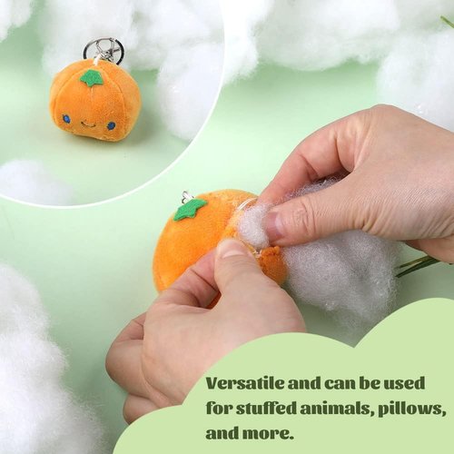 BUTUZE Polyester Fiberfill Stuffing - Premium 500g/17.6oz High Resilience Fill for DIY Dolls & Pillows