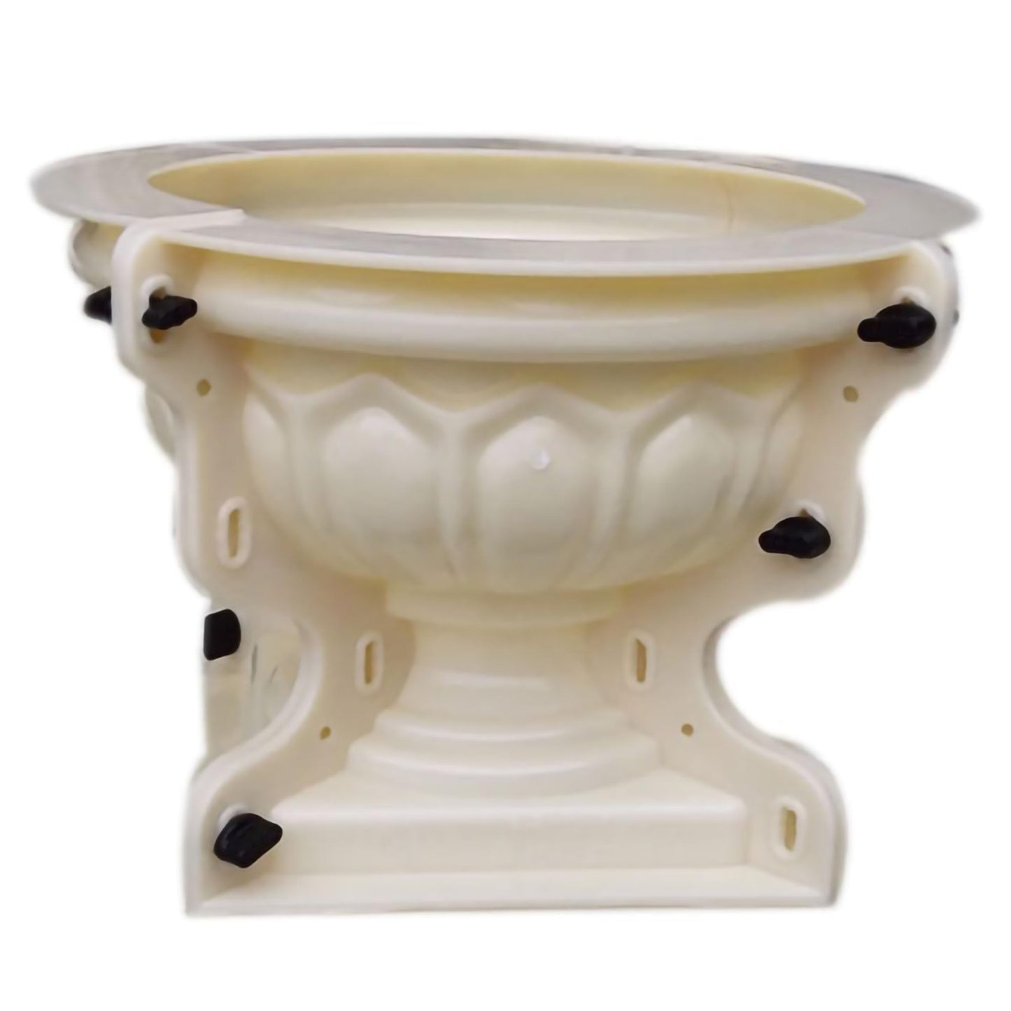 Arthevermil ABS Mold for Classical Pedestal Planter – Reusable Flower Pot Mold for DIY Concrete Garden Urn, Home Patio Balcony Outdoor Decoration